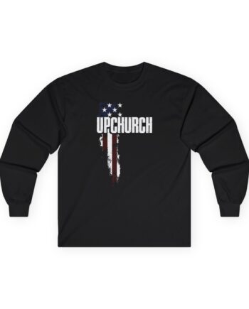 Upchurch Family American Flag Graphic Unisex Ultra Cotton Long Sleeve Tee