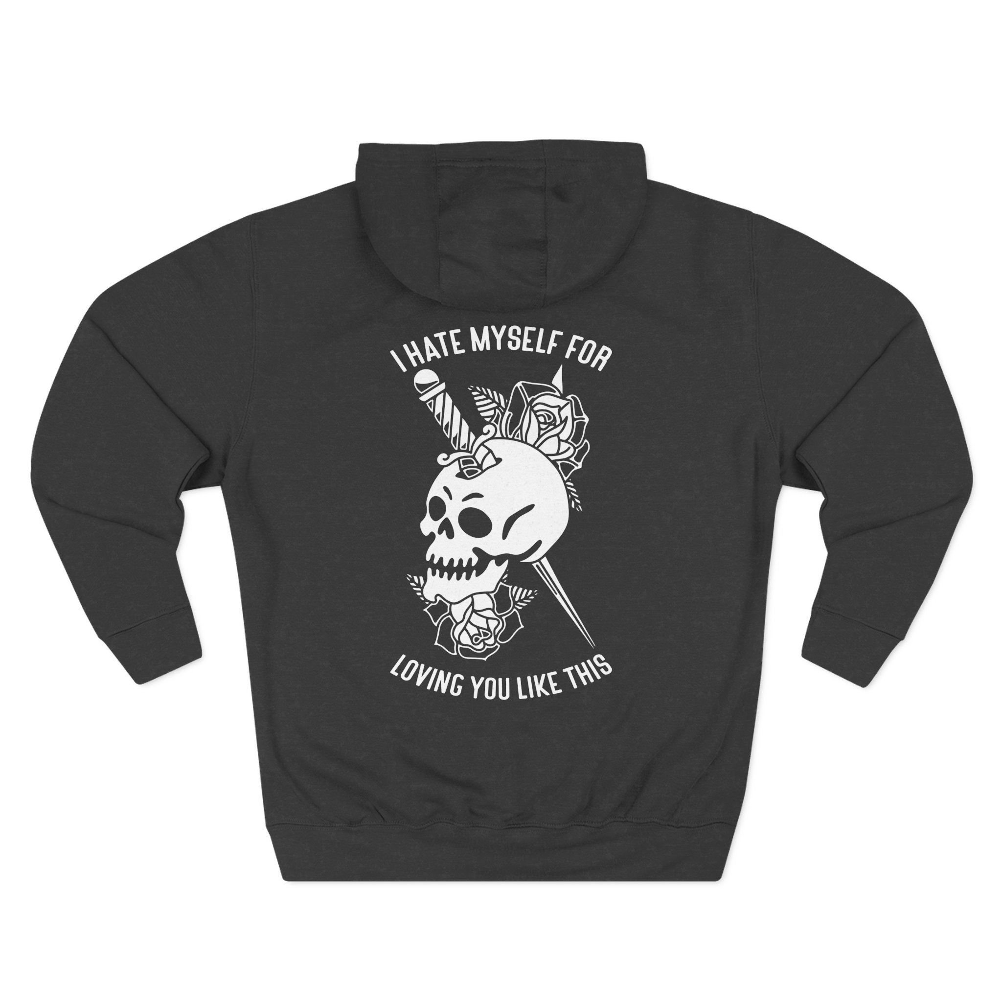 Bayside Dagger Skull Three-Panel Fleece Hoodie