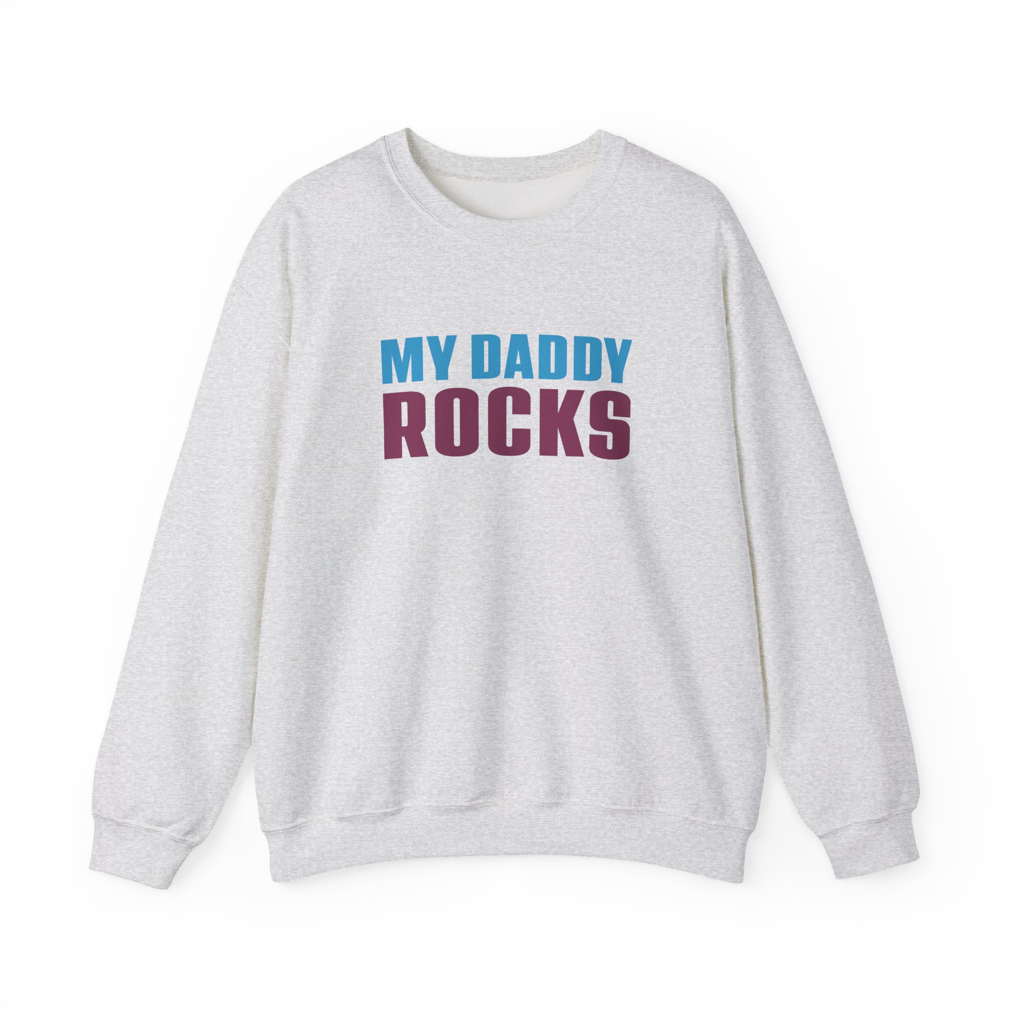 JLS My Daddy Rocks Unisex Heavy Blendâ„¢ Crewneck Sweatshirt