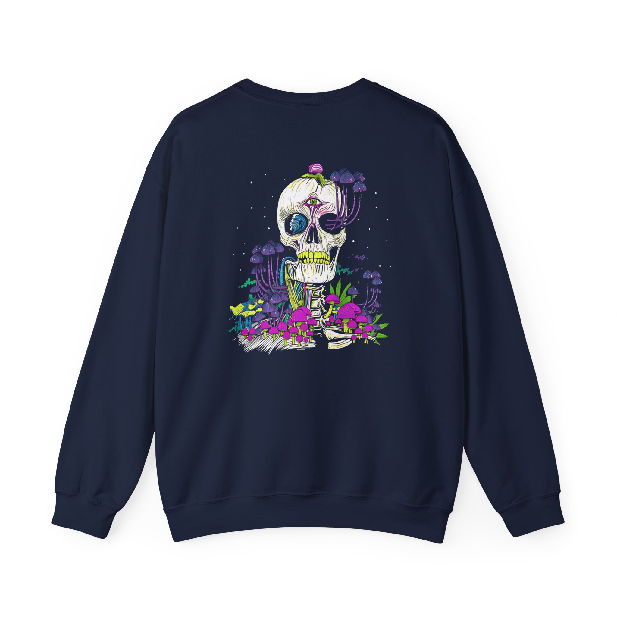Incubus Magic Mushroom Skull Unisex Heavy Blendâ„¢ Crewneck Sweatshirt