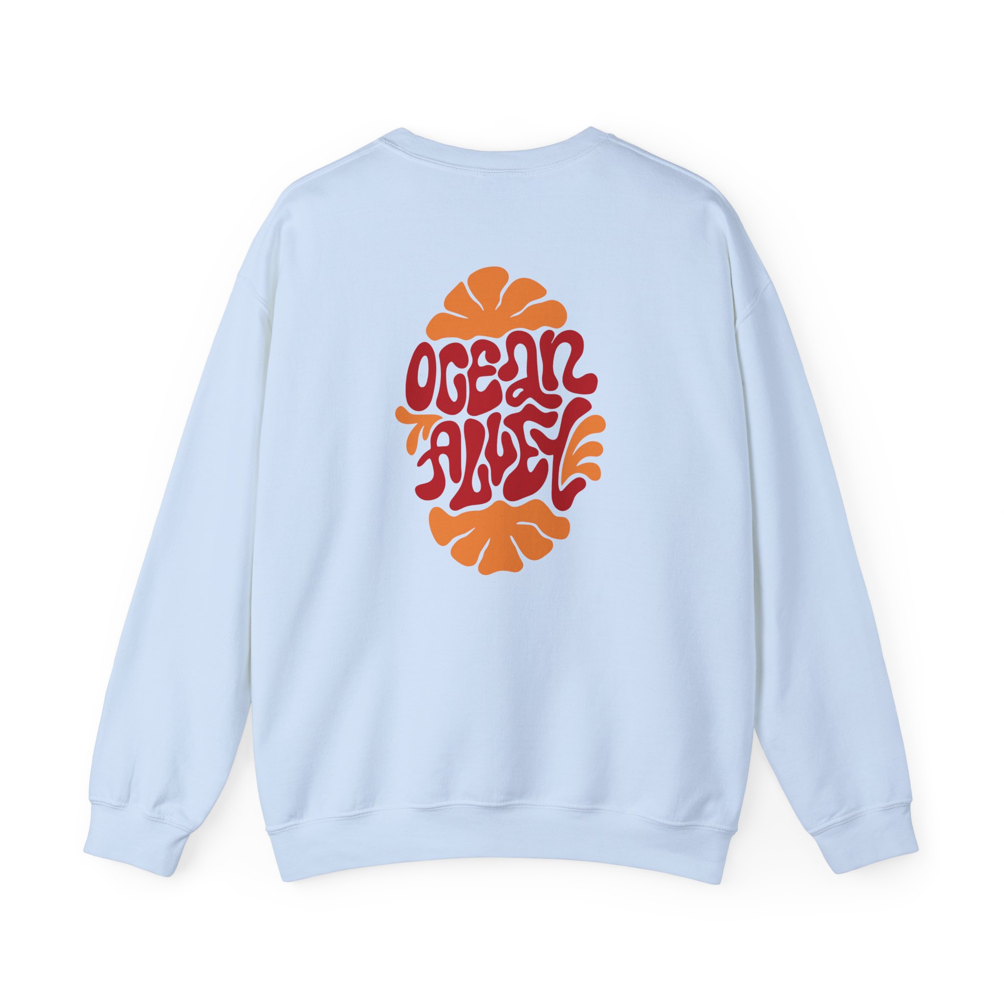 Ocean Alley Cracked Egg Unisex Heavy Blendâ„¢ Crewneck Sweatshirt