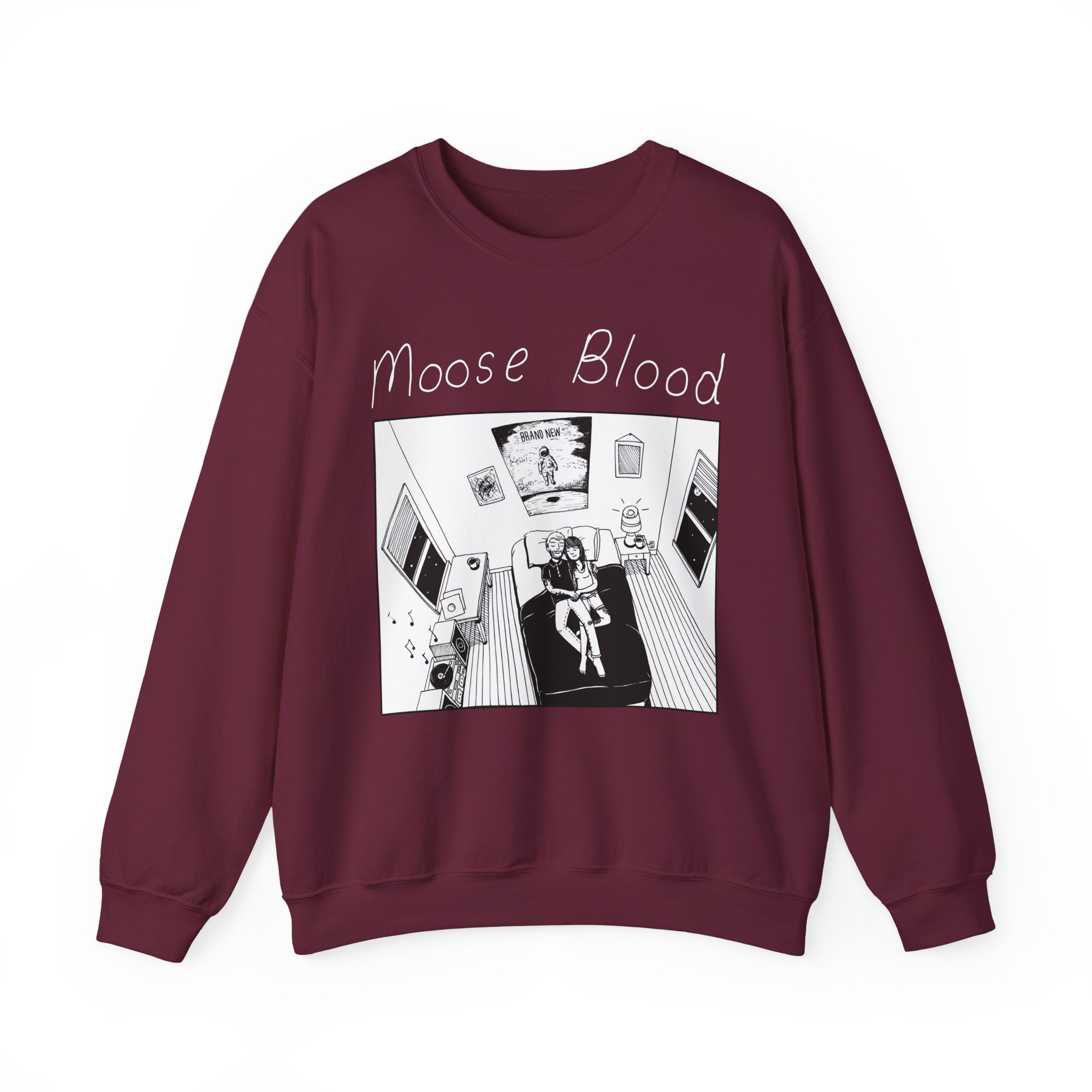 Moose Blood Band Unisex Heavy Blendâ„¢ Crewneck Sweatshirt