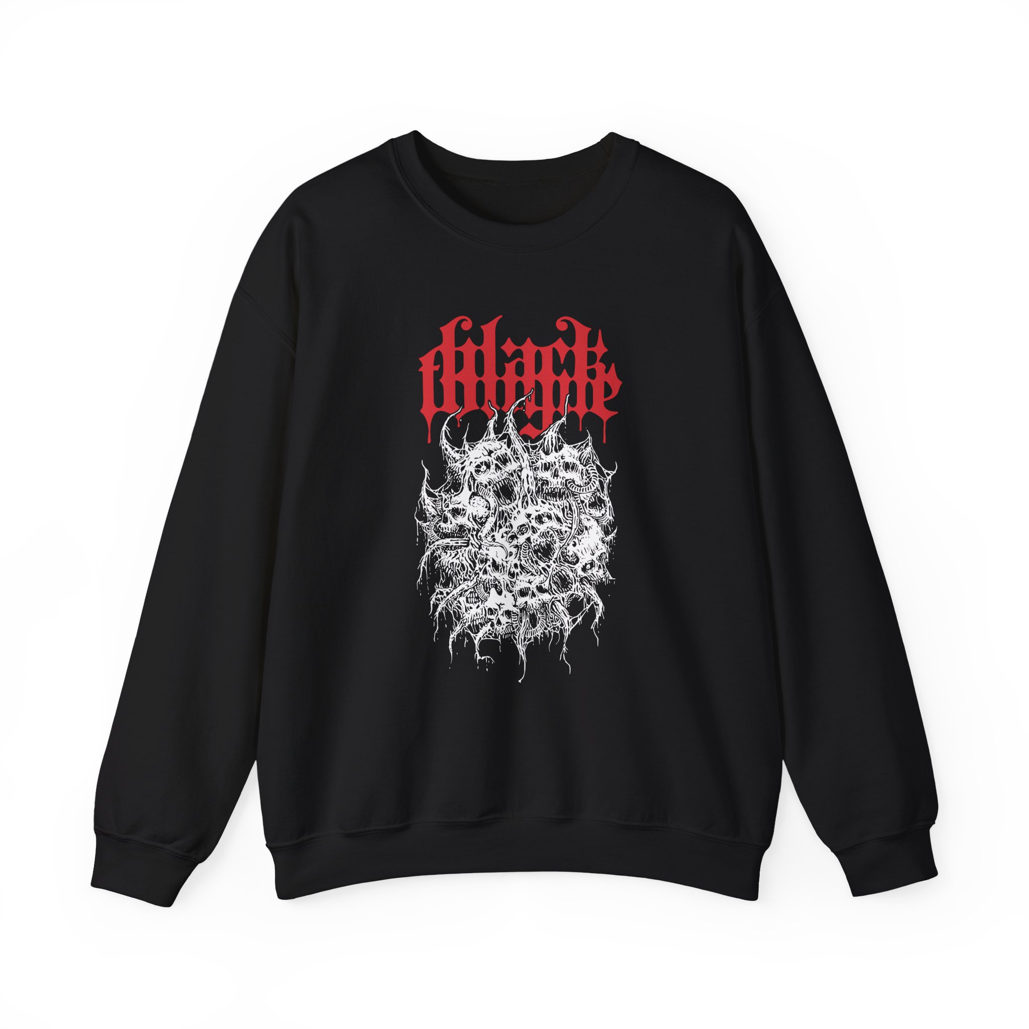 Black Tongue Mortifierv Unisex Heavy Blendâ„¢ Crewneck Sweatshirt