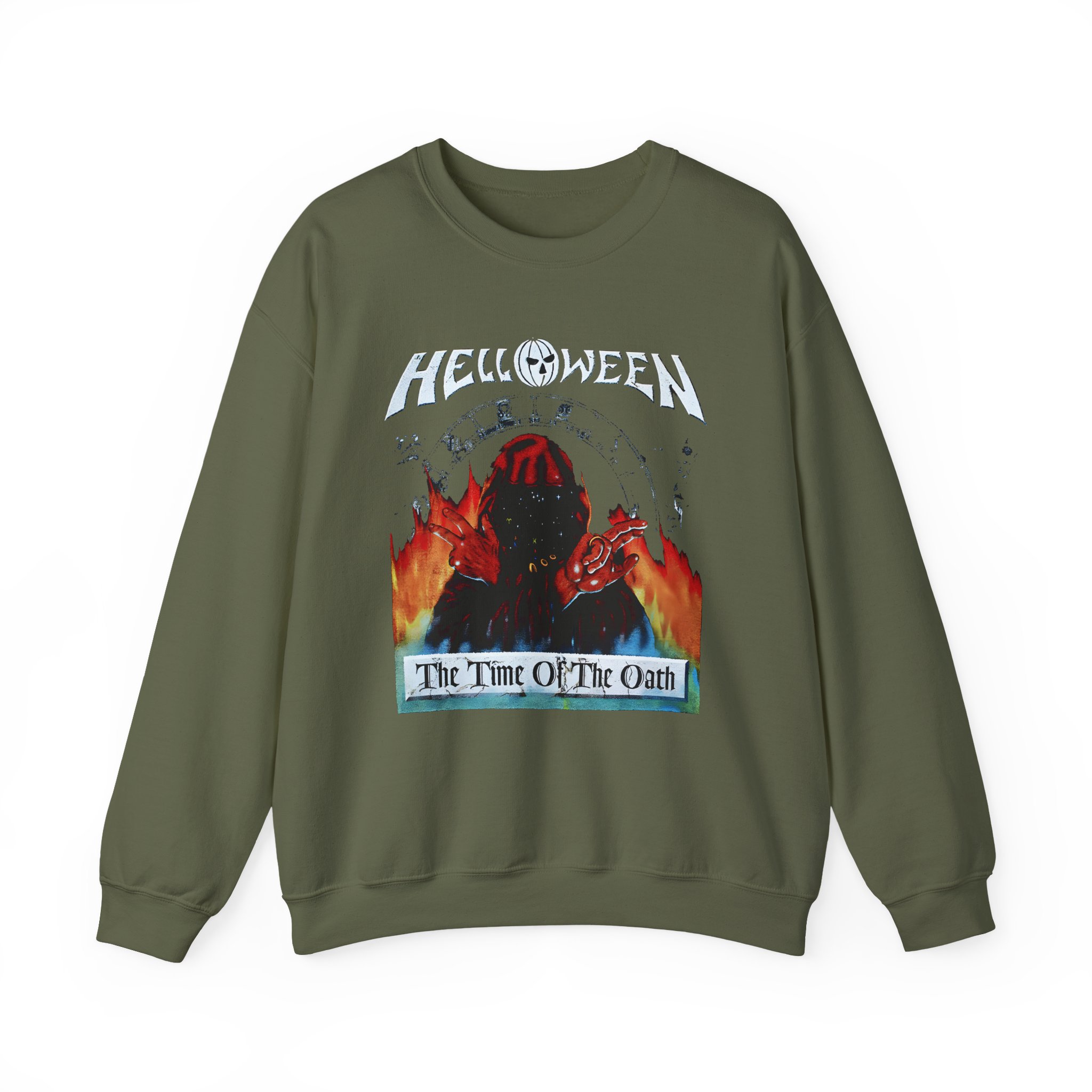 Helloween the Time of the Oath Tour Unisex Heavy Blendâ„¢ Crewneck Sweatshirt