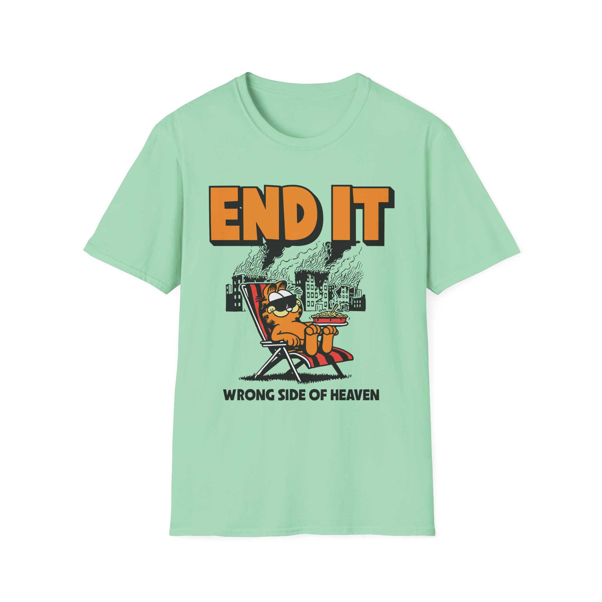 End It Garfield Unisex Softstyle T-Shirt