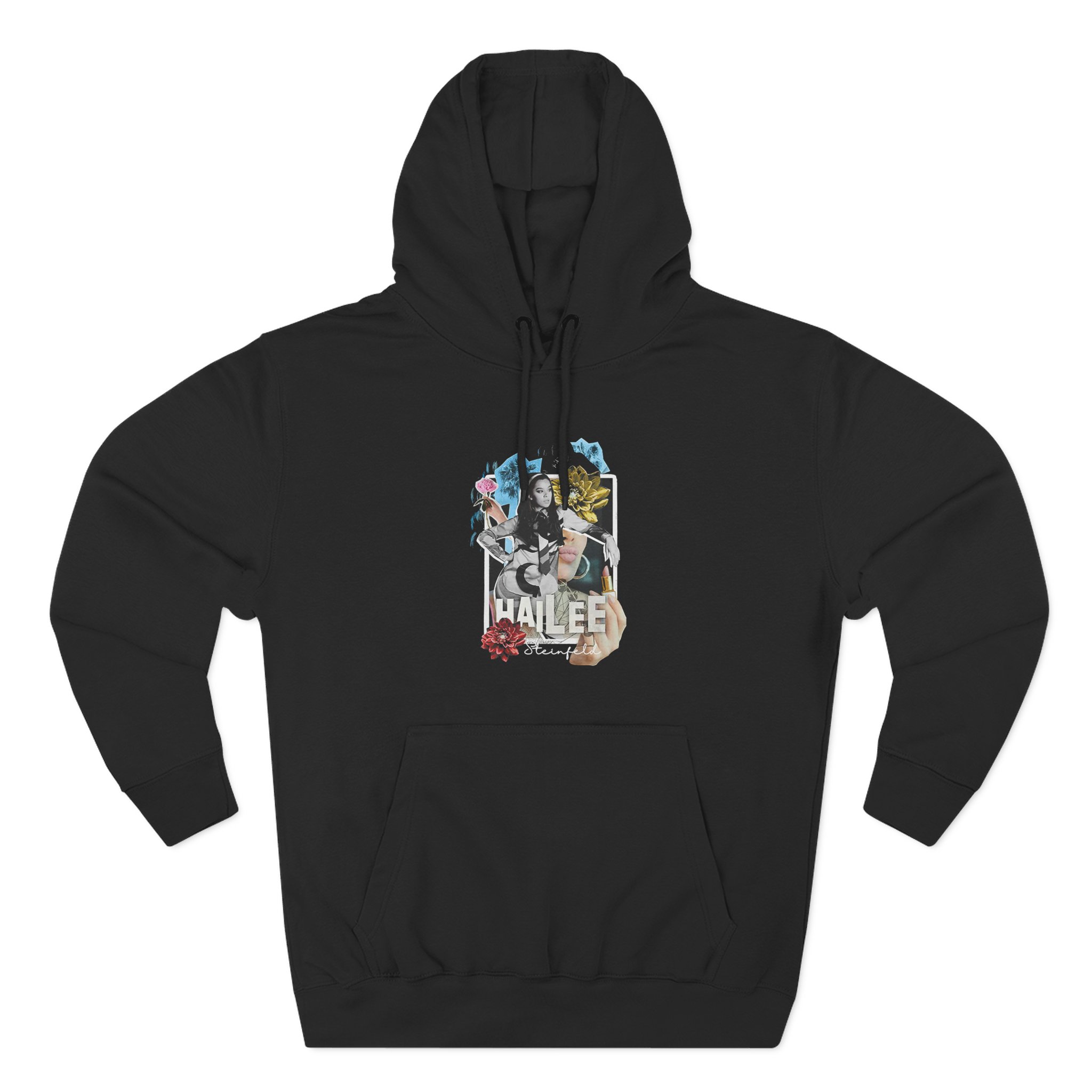 Hailee Steinfeld Retro Collage Three-Panel Fleece Hoodie