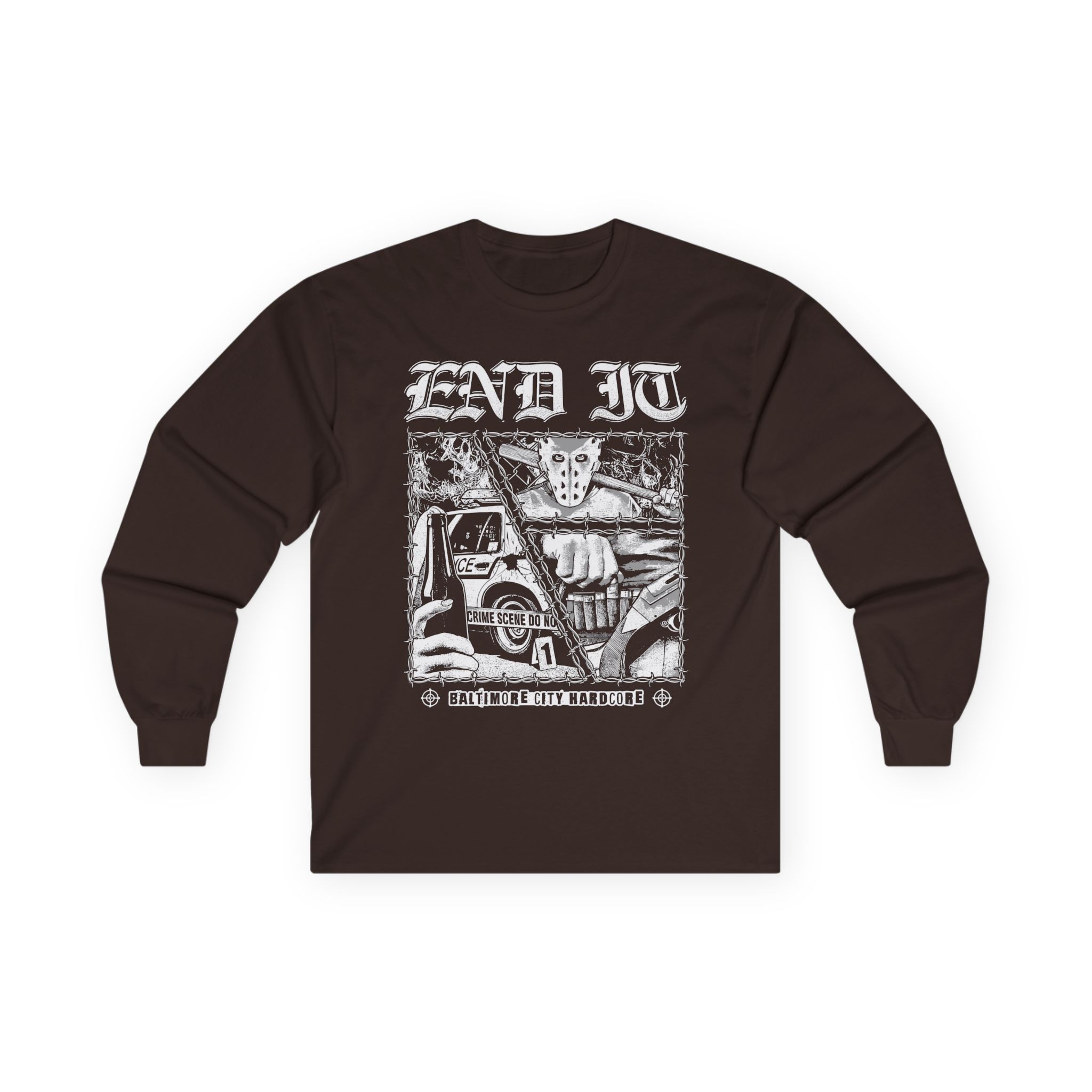 End It Crime Scene Unisex Ultra Cotton Long Sleeve Tee