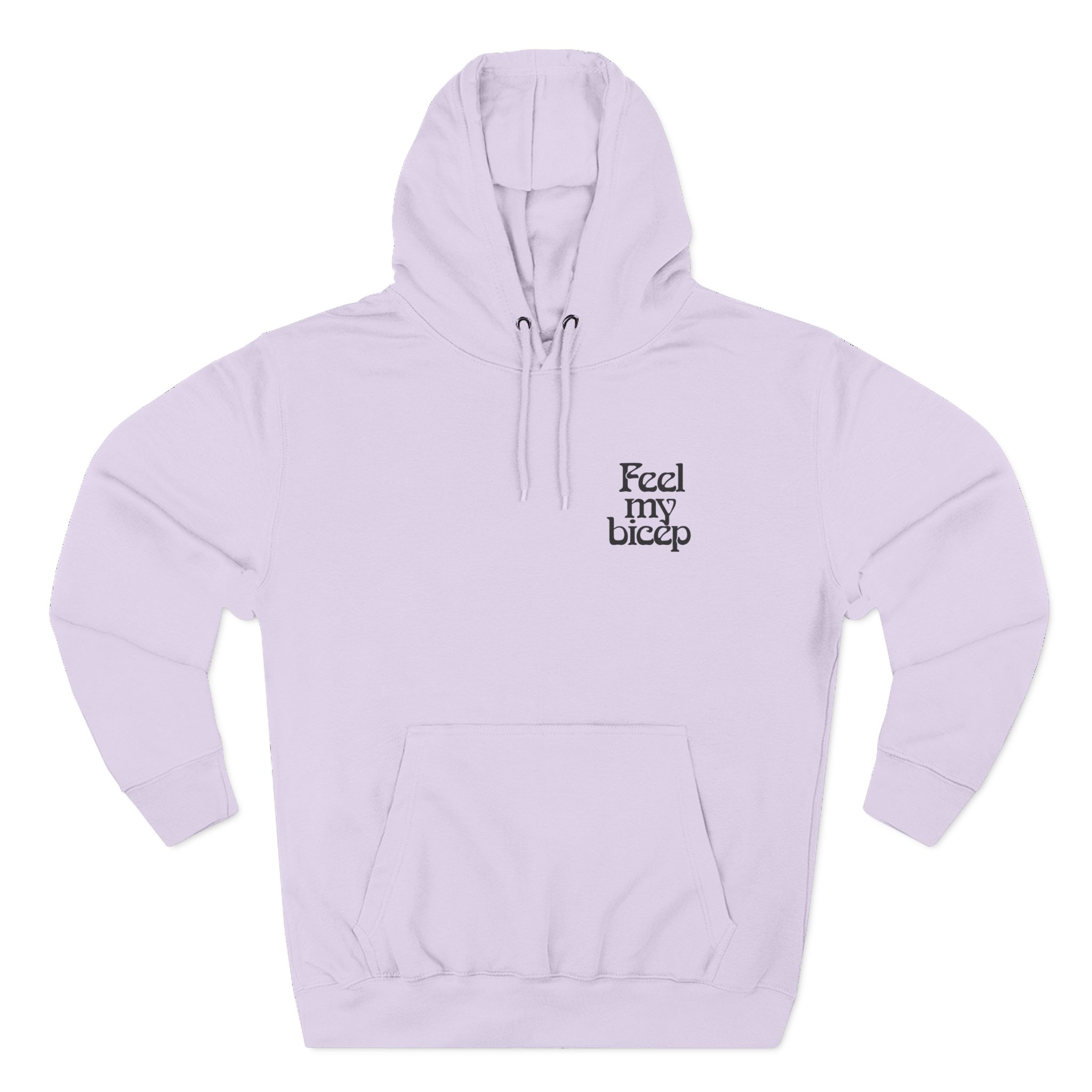 Bicep Feel My Three-Panel Fleece Hoodie