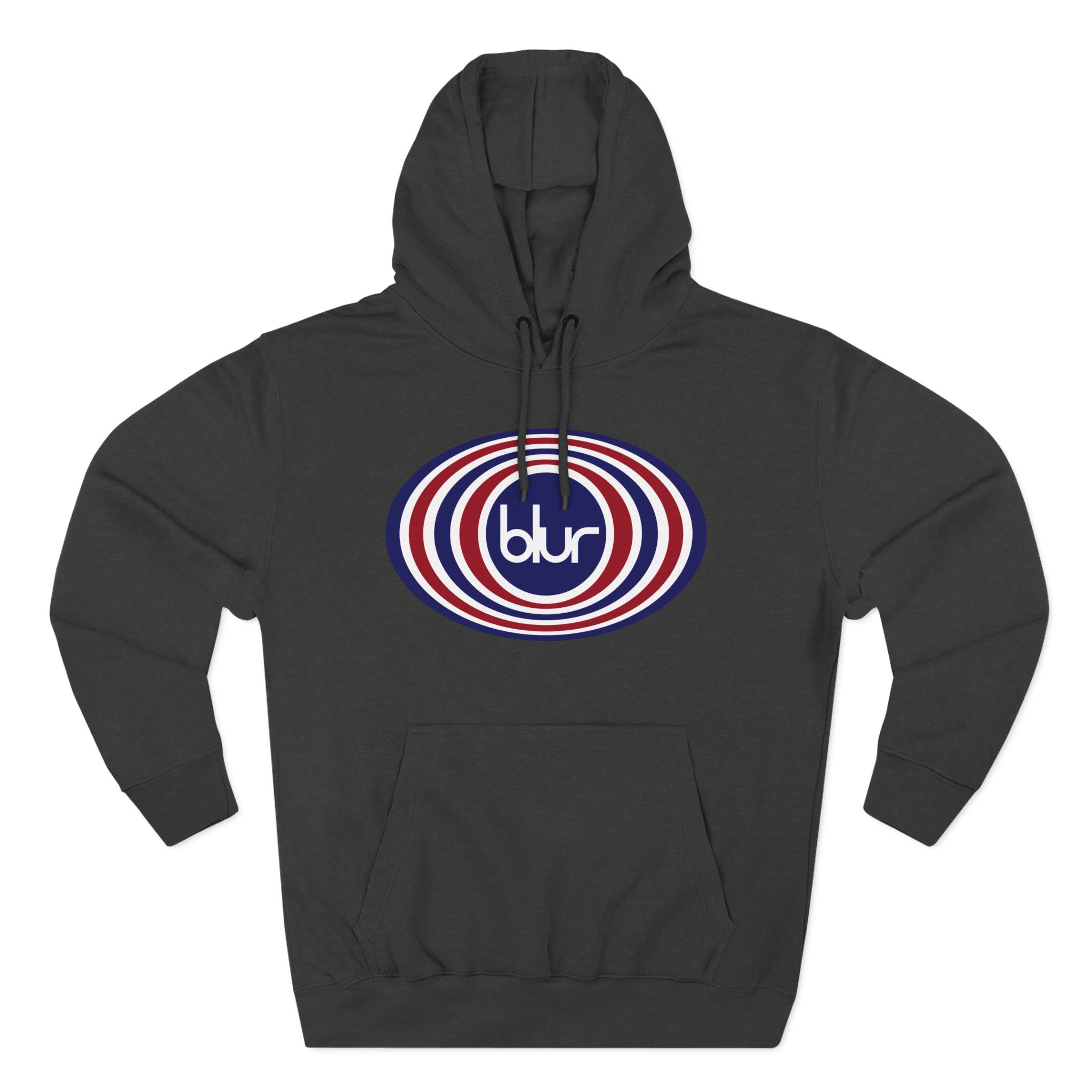 Blur Three-Panel Fleece Hoodie