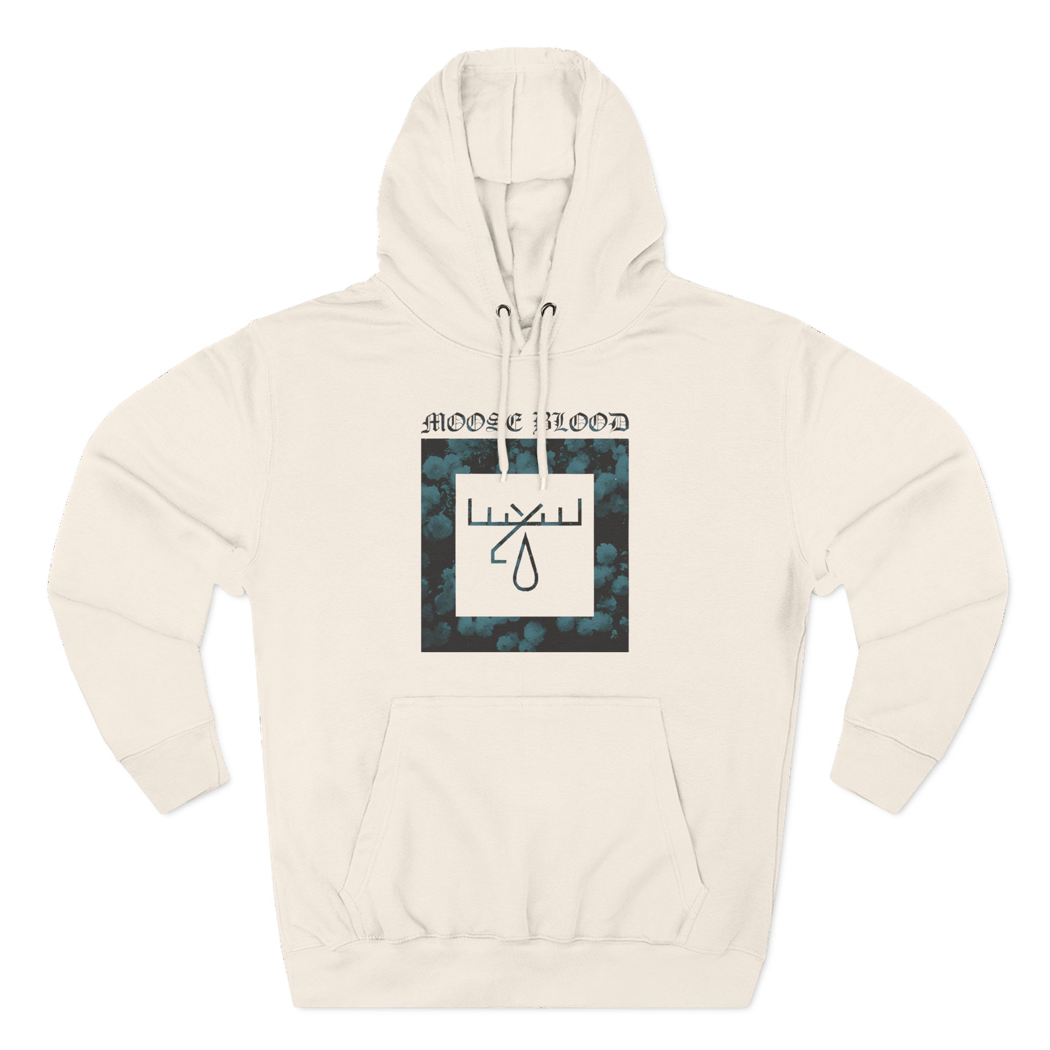 Moose Blood Garden Logo Three-Panel Fleece Hoodie