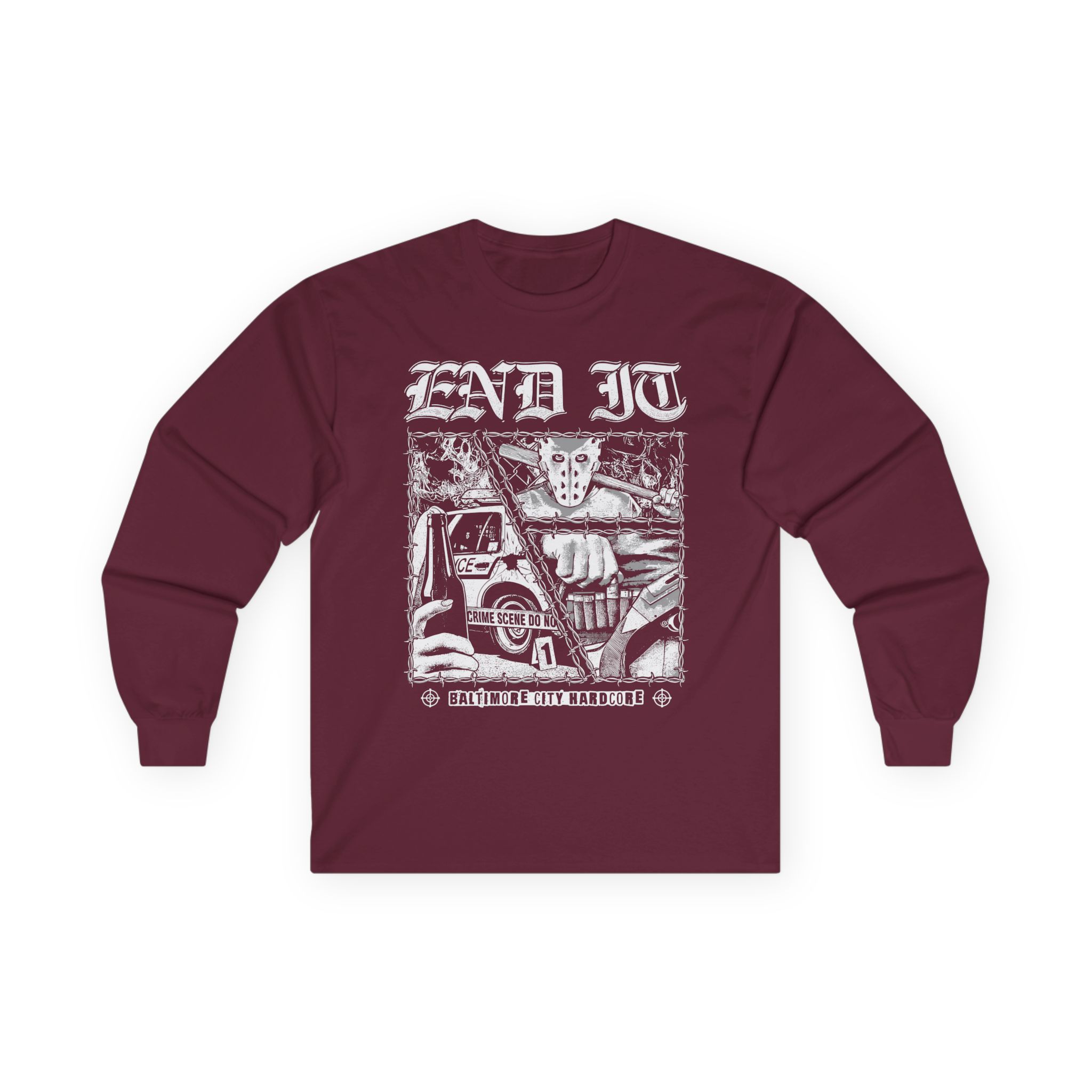 End It Crime Scene Unisex Ultra Cotton Long Sleeve Tee