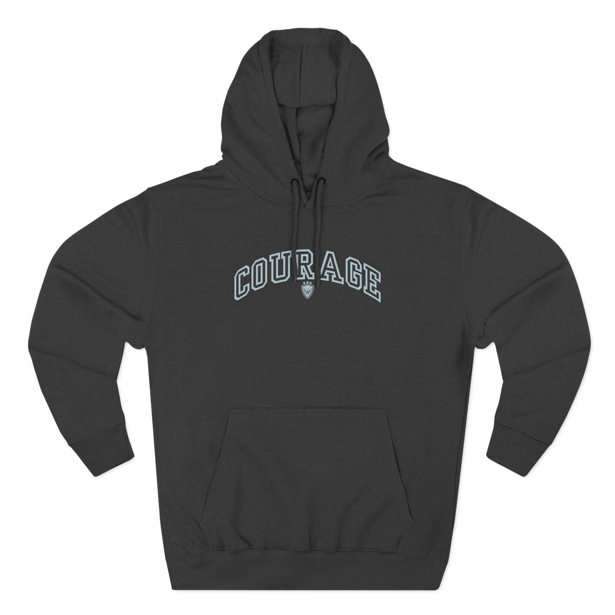 Couragejd Three-Panel Fleece Hoodie