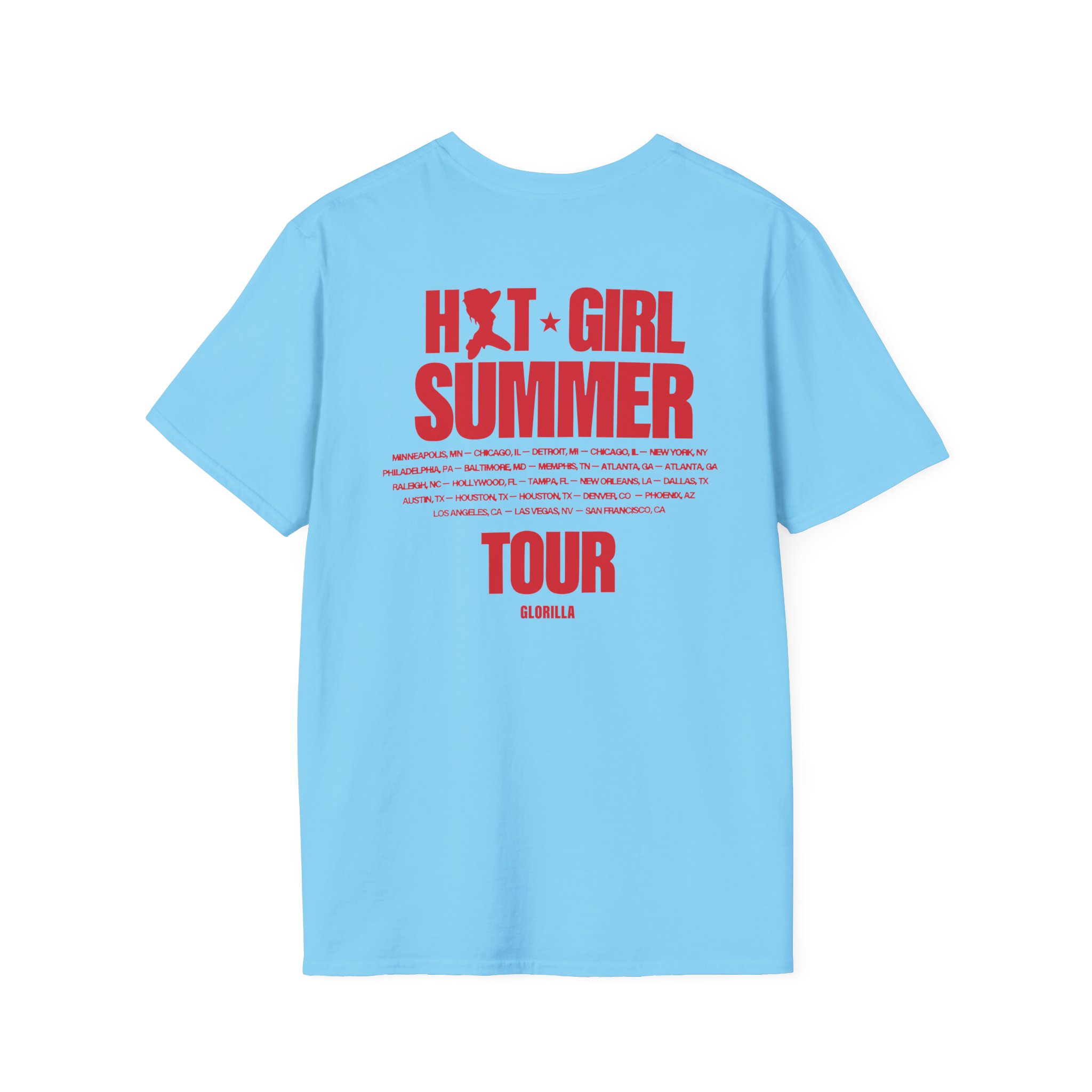 Glorilla Hot Girl Summer Tour Unisex Softstyle T-Shirt