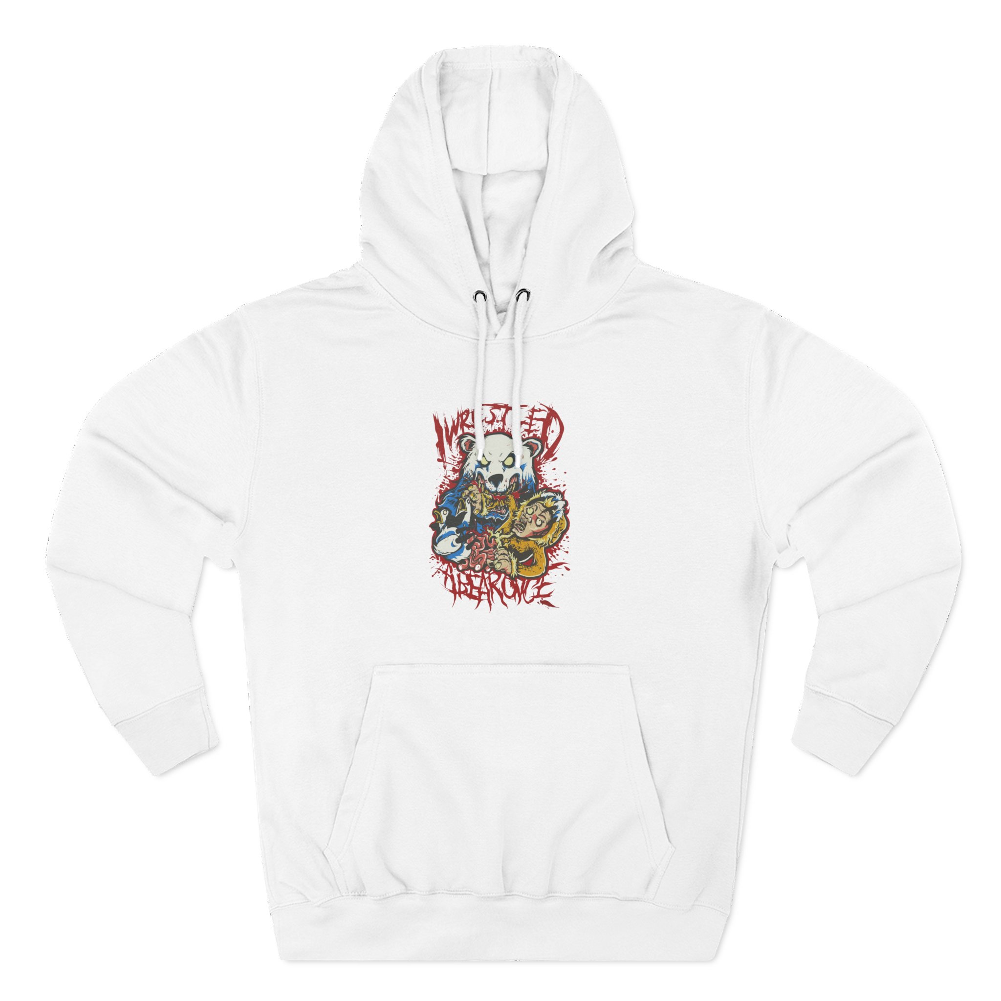 Iwrestledabearonce Three-Panel Fleece Hoodie