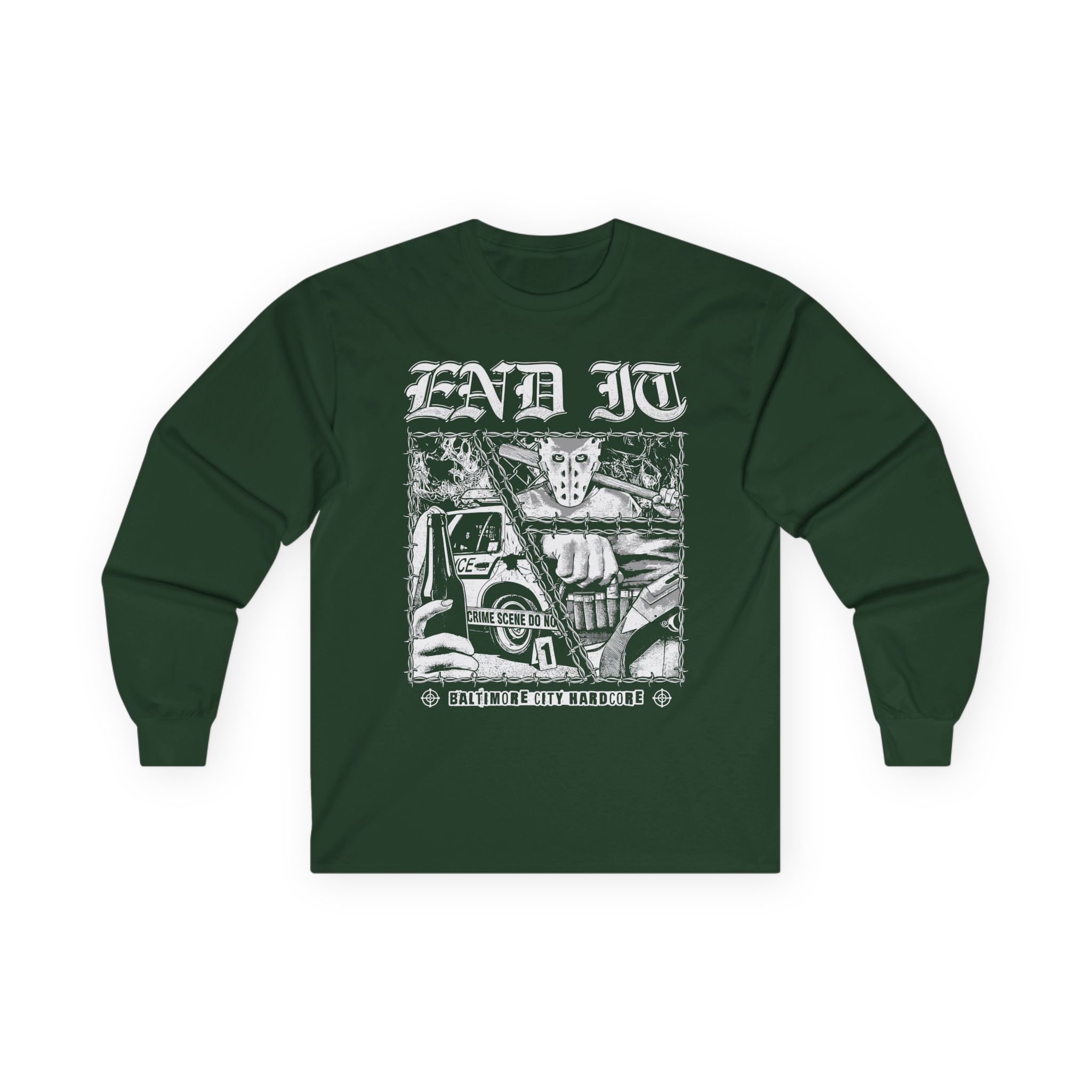 End It Crime Scene Unisex Ultra Cotton Long Sleeve Tee