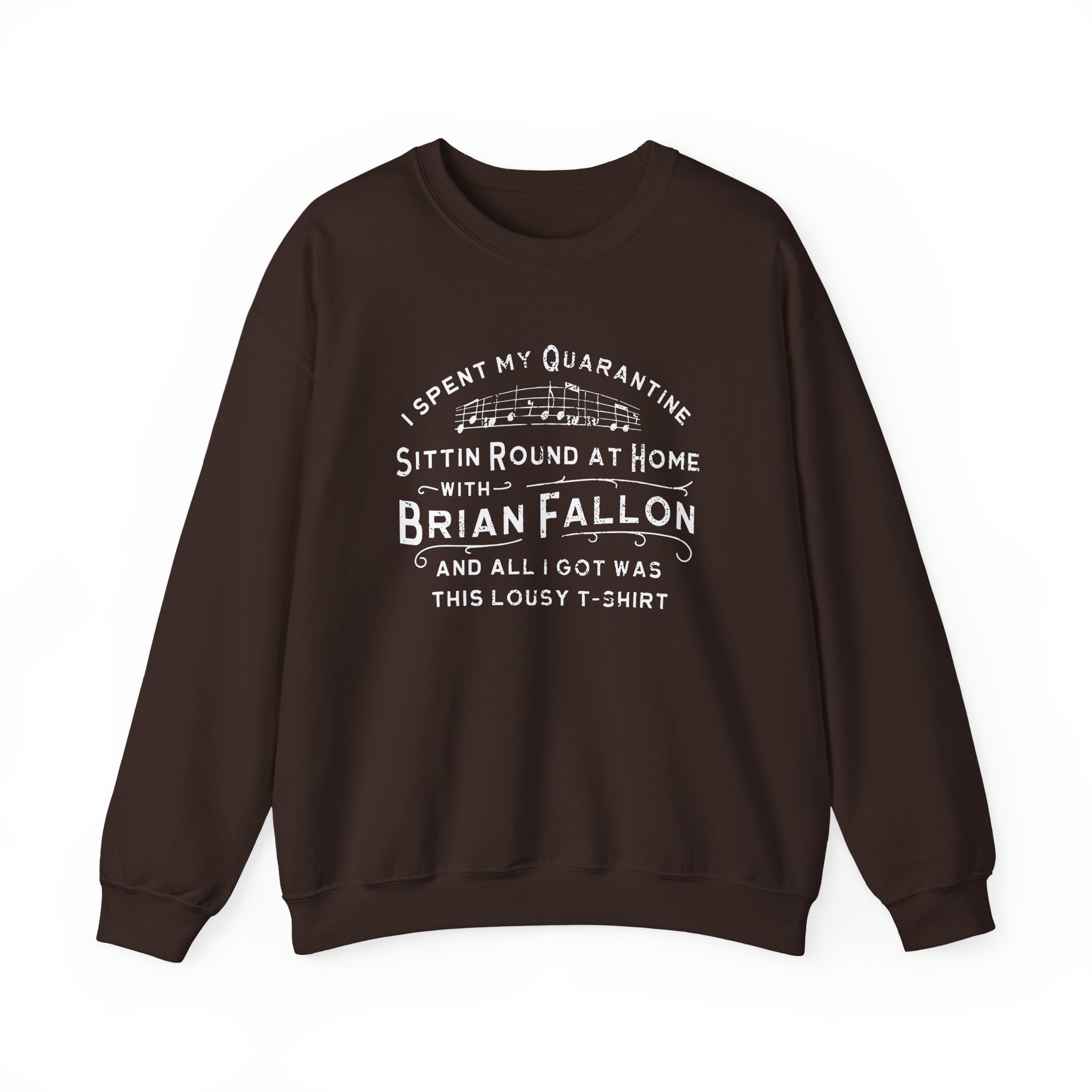 Brian Fallon Sittin Round Unisex Heavy Blendâ„¢ Crewneck Sweatshirt