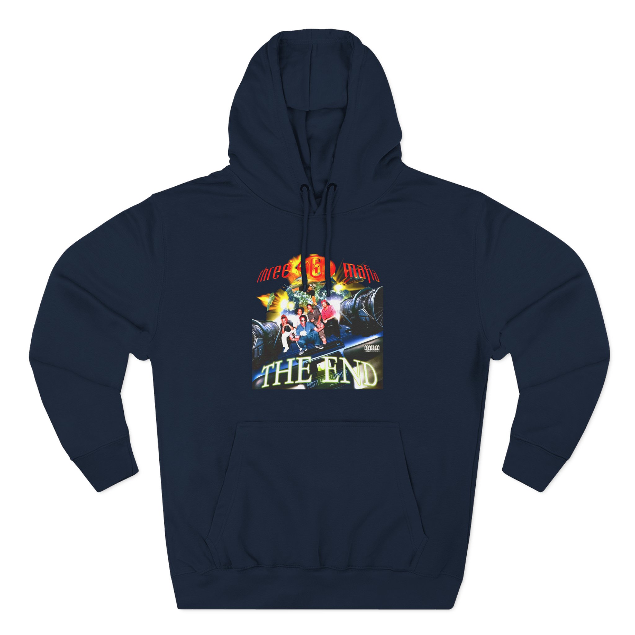 Three 6 Mafia the End Three-Panel Fleece Hoodie