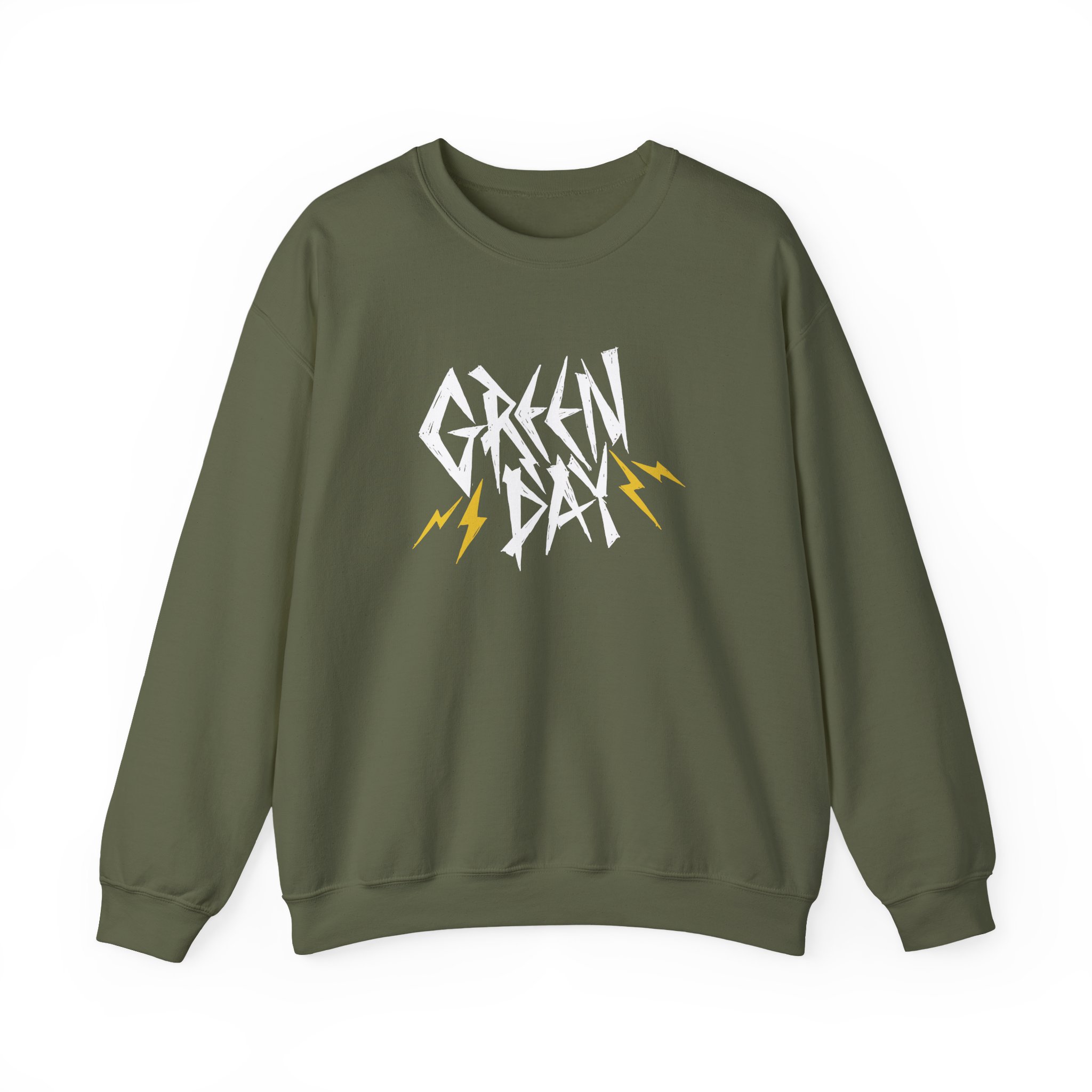 Green Day Bolt Logo Unisex Heavy Blendâ„¢ Crewneck Sweatshirt