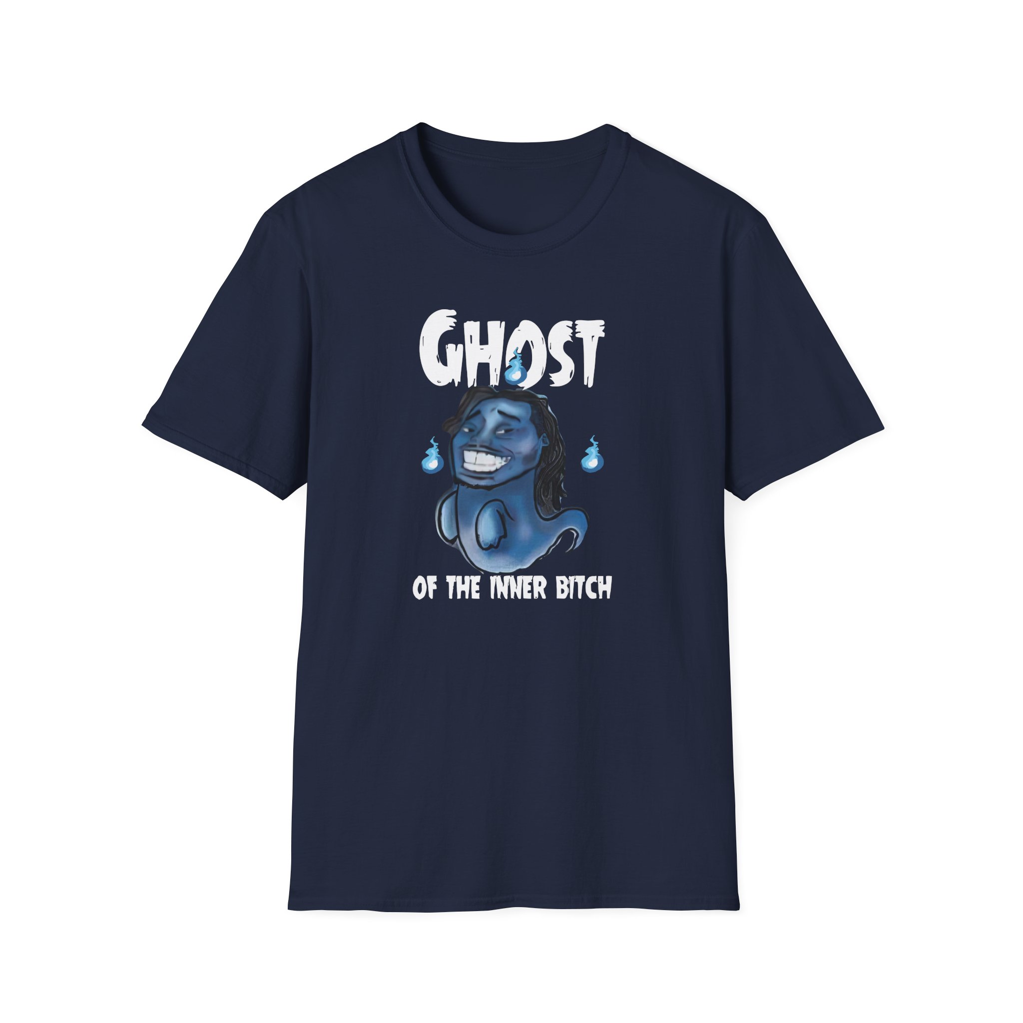 Aba and Preach Ghost of the Inner Bitch Unisex Softstyle T-Shirt