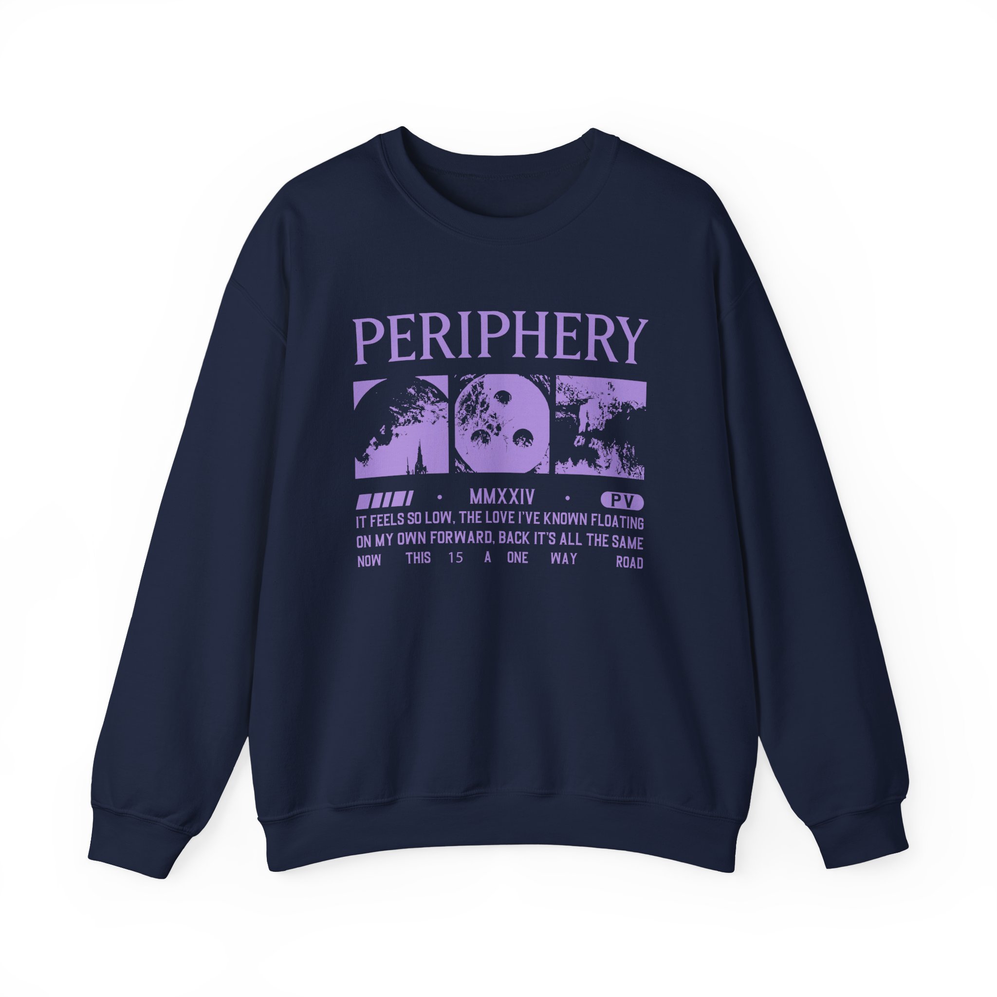 Periphery Album Collage Long Unisex Heavy Blendâ„¢ Crewneck Sweatshirt