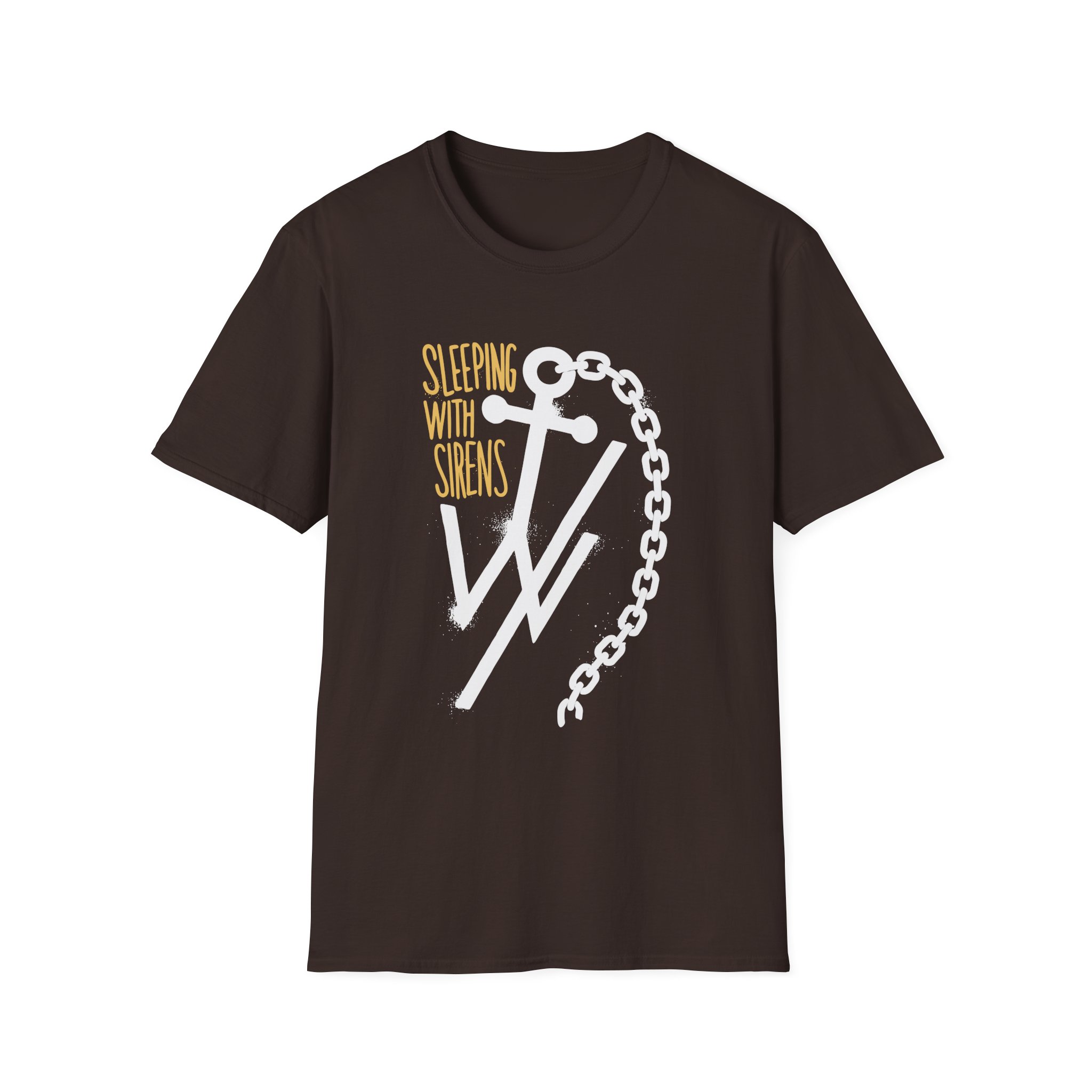 Sleeping With Sirens Anchor Chain Unisex Softstyle T-Shirt