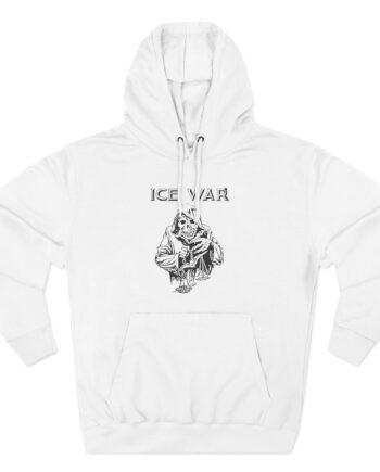 White Reaper ICE WAR Three-Panel Fleece Hoodie