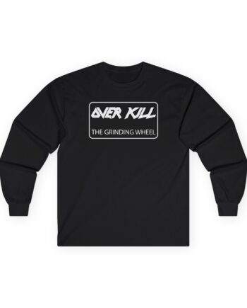 Overkill Embroidered Gear Logo Unisex Ultra Cotton Long Sleeve Tee