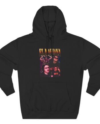 El Mariana Three-Panel Fleece Hoodie