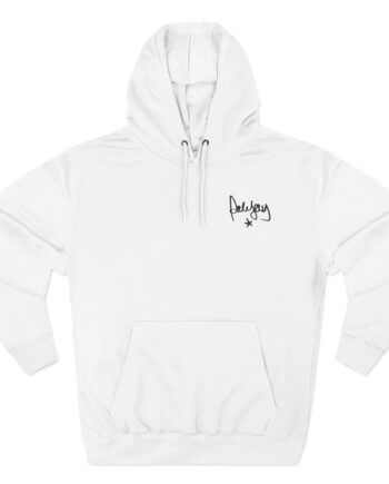 Pale Jay Three-Panel Fleece Hoodie