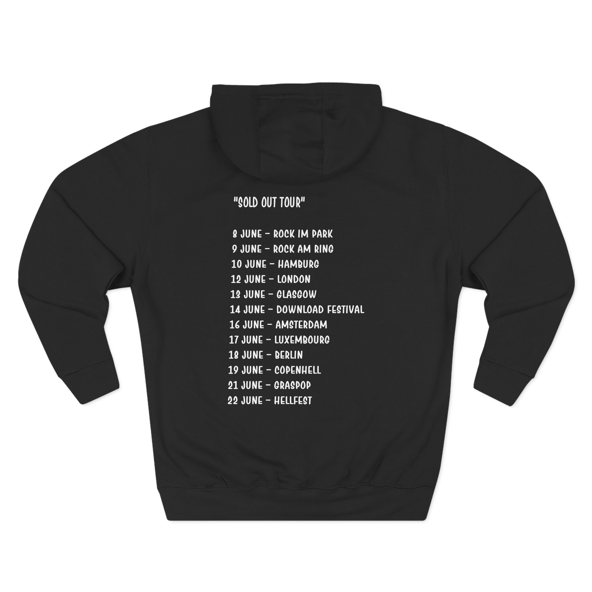 Eagles of Death Metal Sold Out Tour Three-Panel Fleece Hoodie