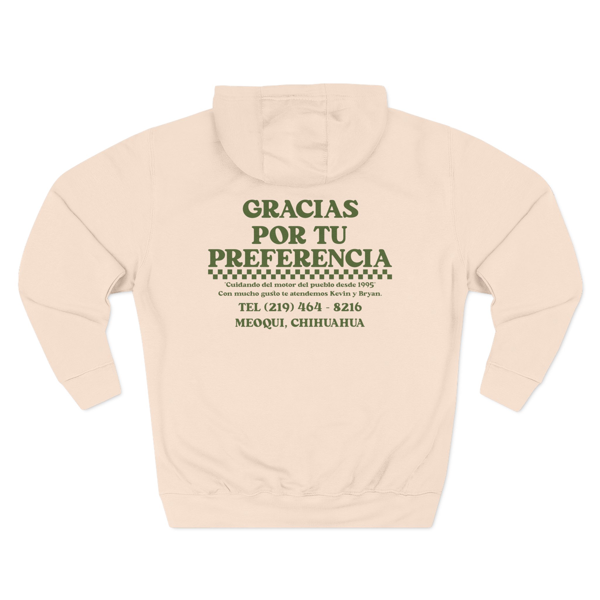 Kevin Kaarl playera taller Three-Panel Fleece Hoodie