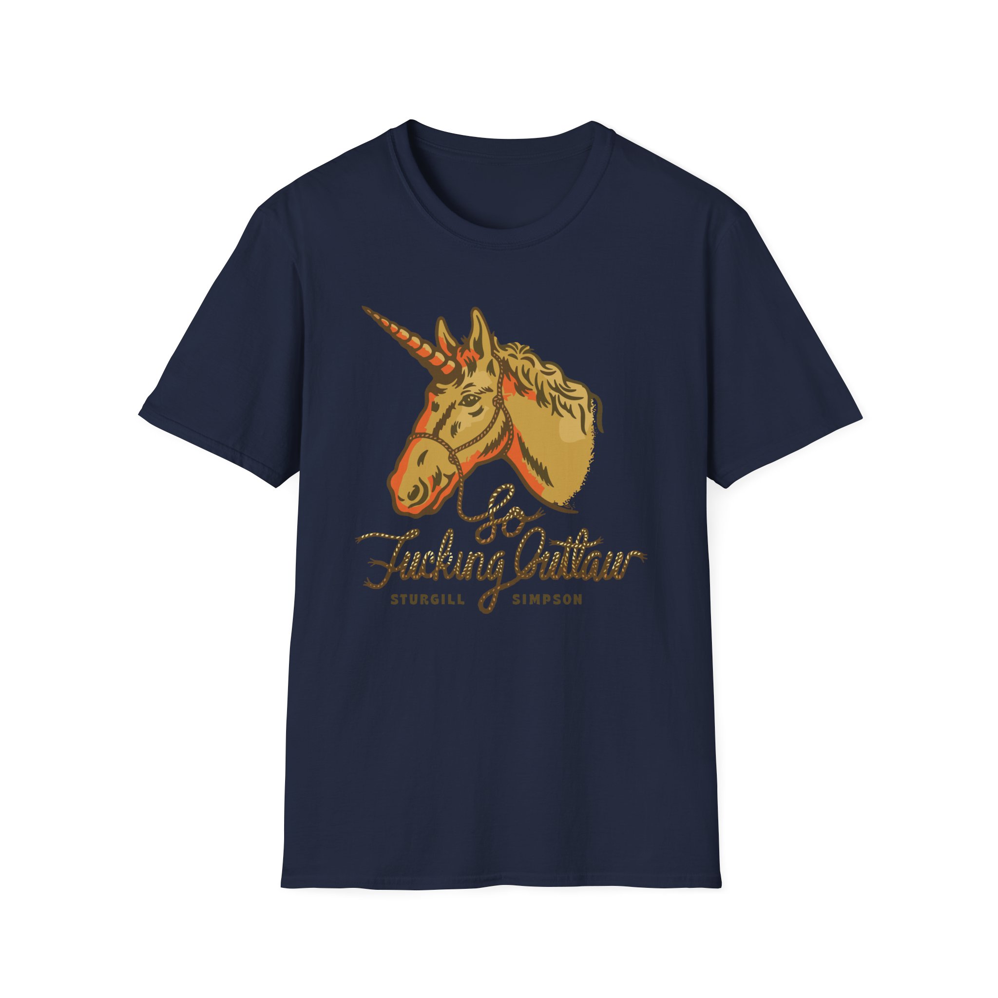 Sturgill Simpson Outlaw Unicorn Unisex Softstyle T-Shirt