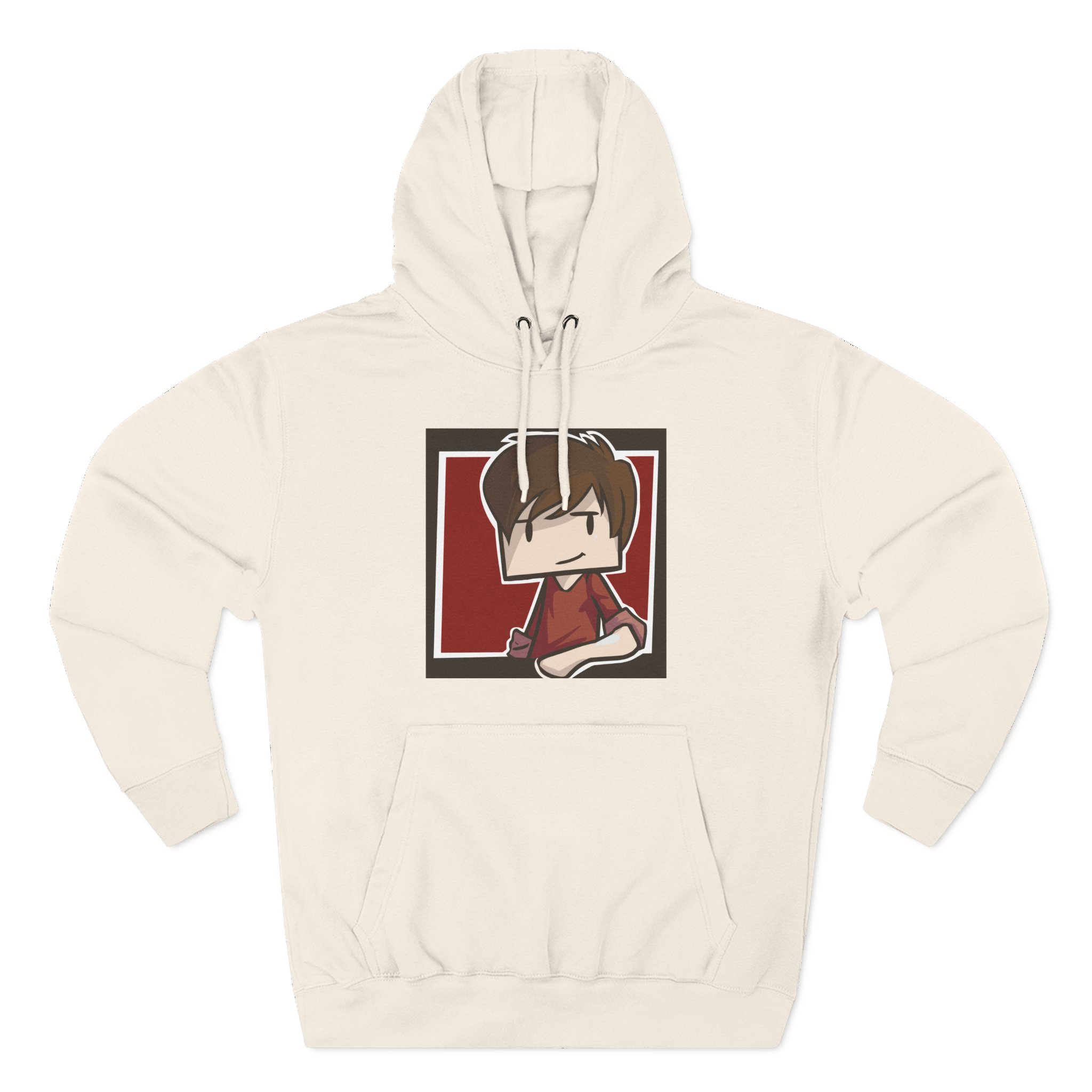Grian Three-Panel Fleece Hoodie