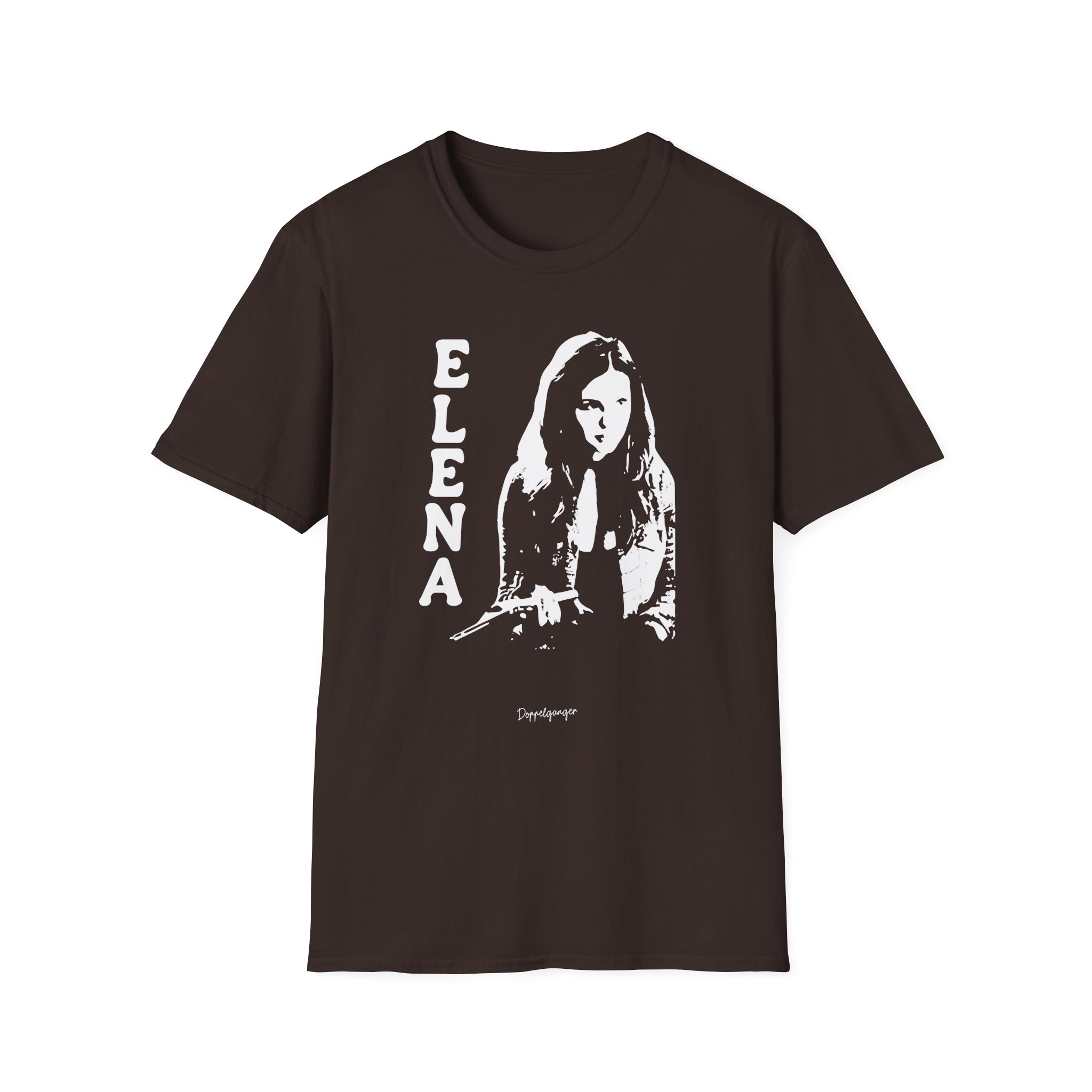 Nina Dobrev Reversible Doppelganger Unisex Softstyle T-Shirt