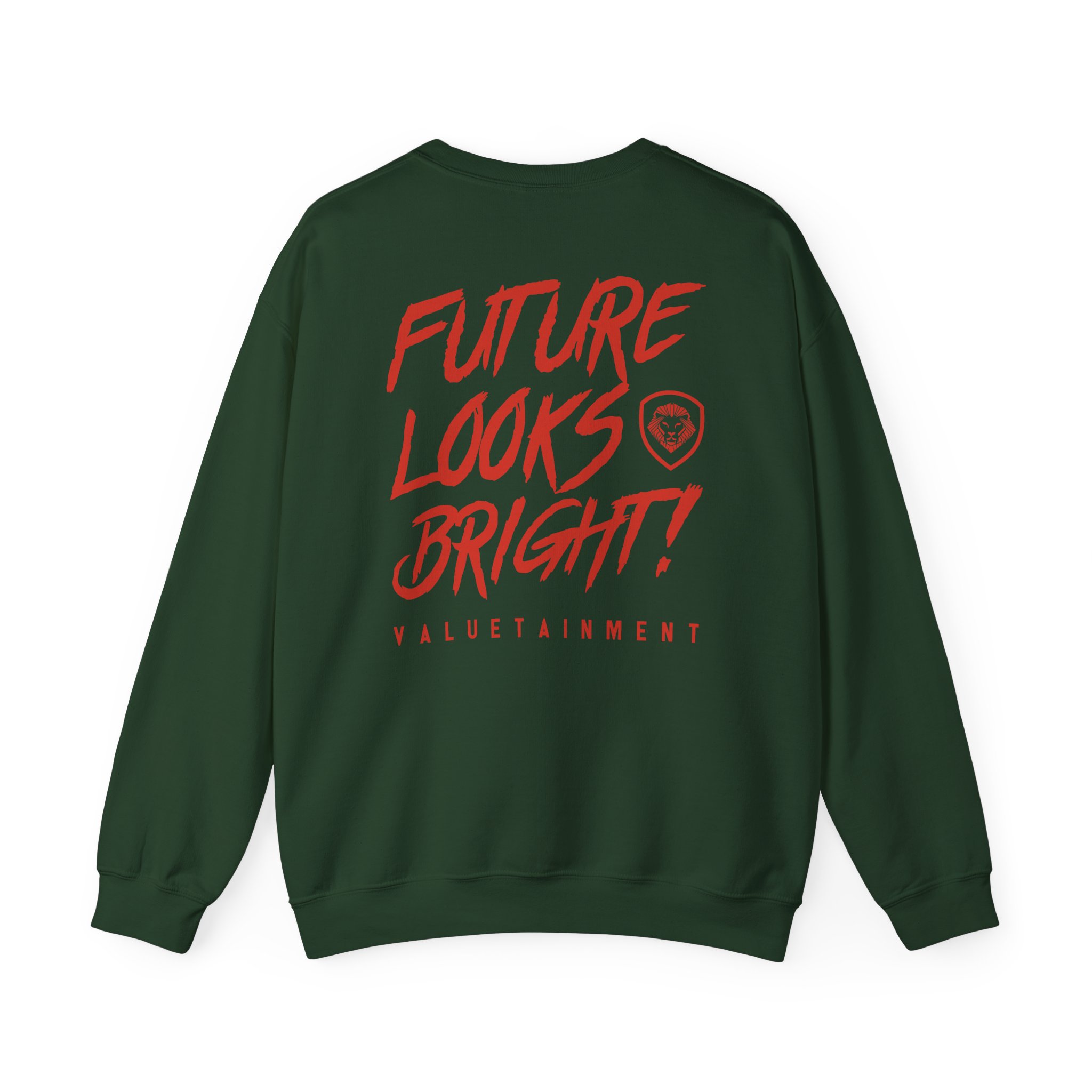 Valuetainment Future Looks Bright Unisex Heavy Blendâ„¢ Crewneck Sweatshirt