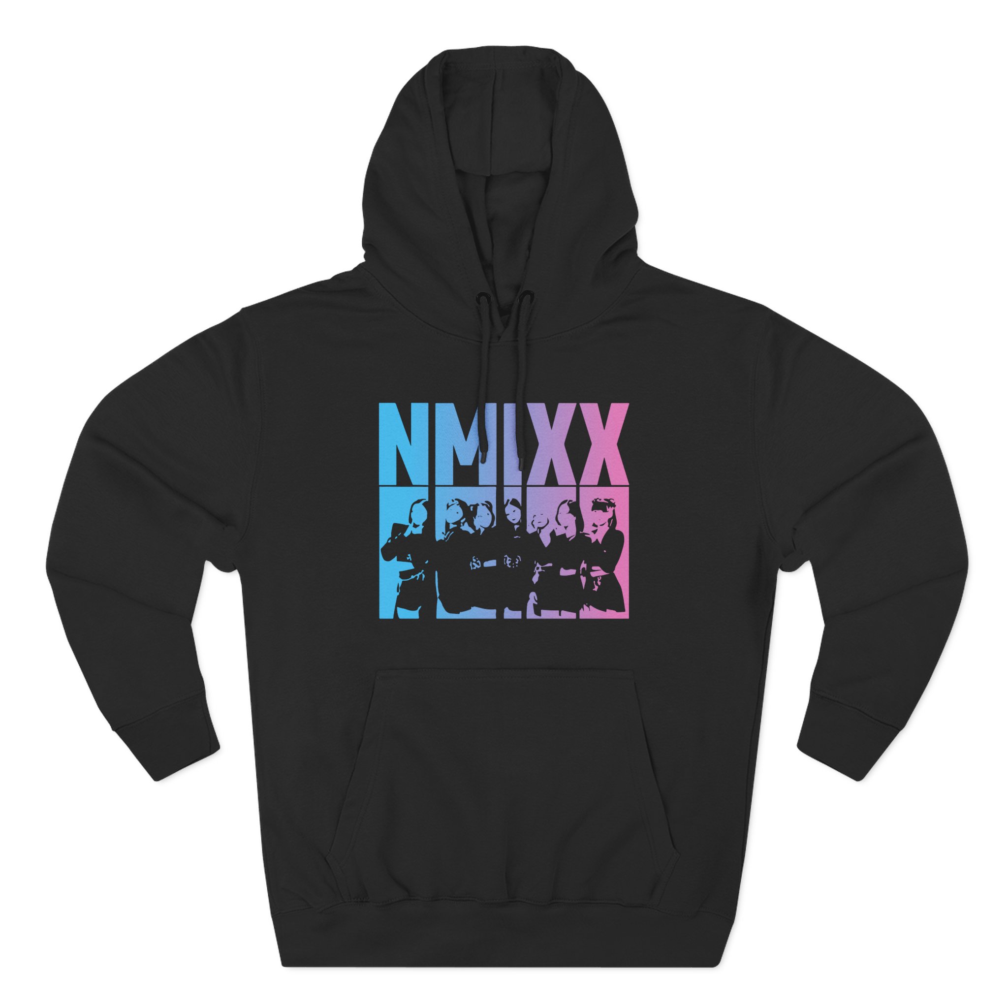 Nmixx Three-Panel Fleece Hoodie