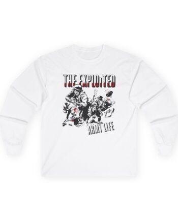 The Exploited Army Life Unisex Ultra Cotton Long Sleeve Tee