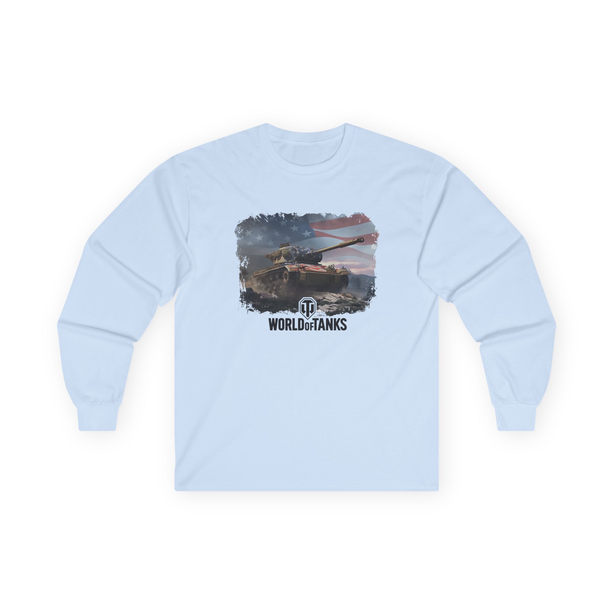 World of Tank Wot July 4th T78 Unisex Ultra Cotton Long Sleeve Tee