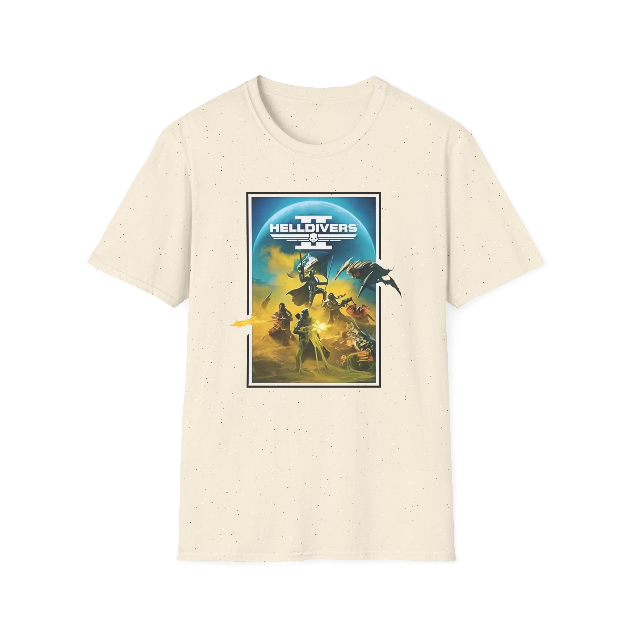 Helldivers Key Art Unisex Softstyle T-Shirt