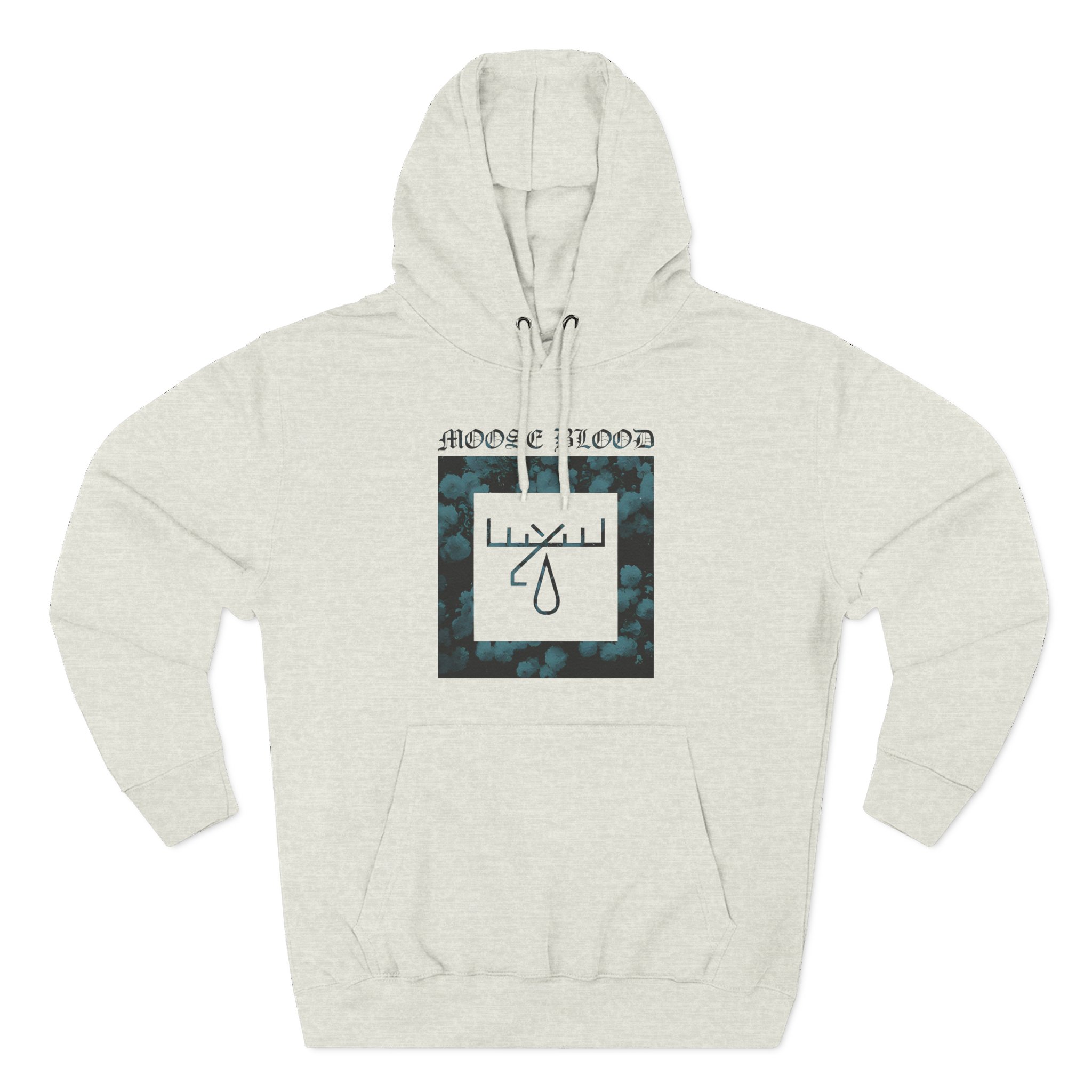Moose Blood Garden Logo Three-Panel Fleece Hoodie