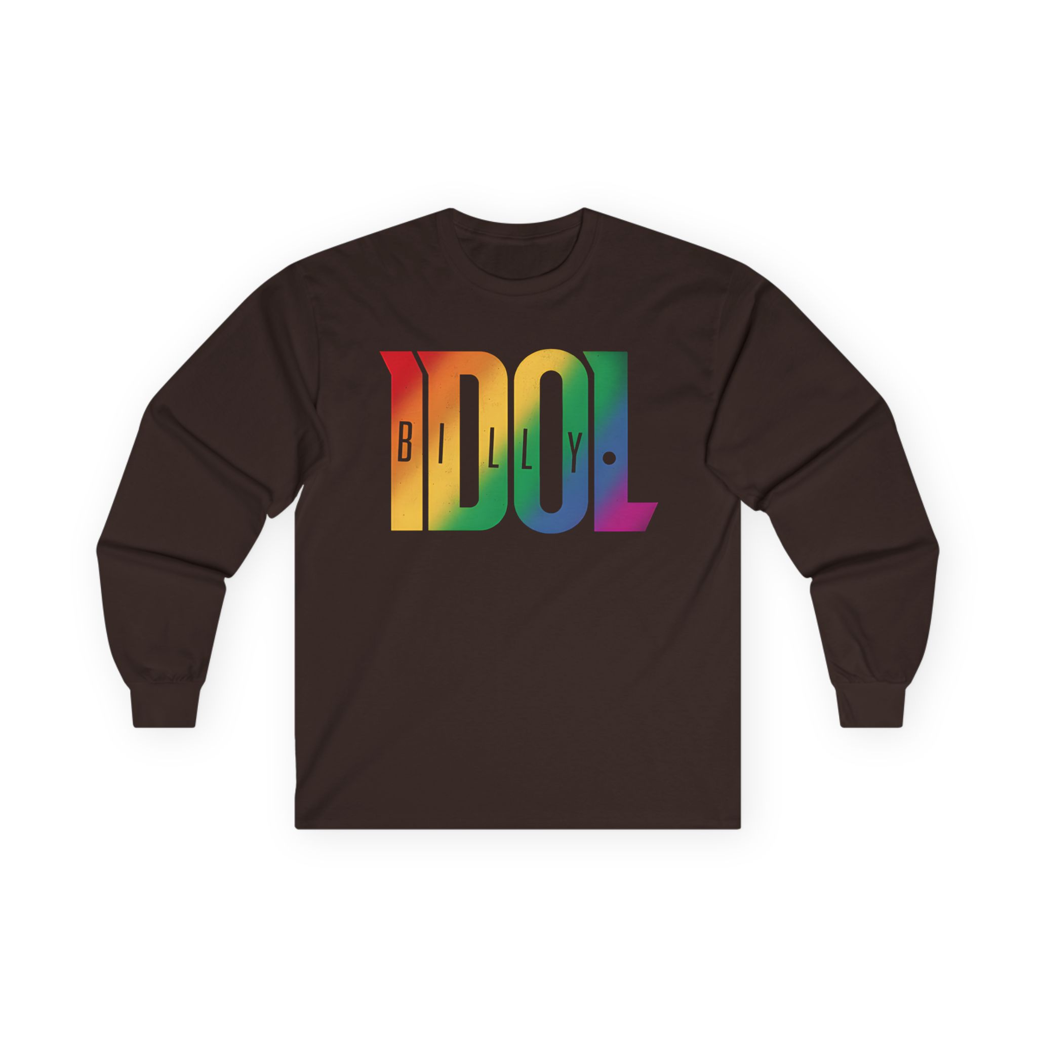 Billy Idol Black Rainbow Logo Unisex Ultra Cotton Long Sleeve Tee