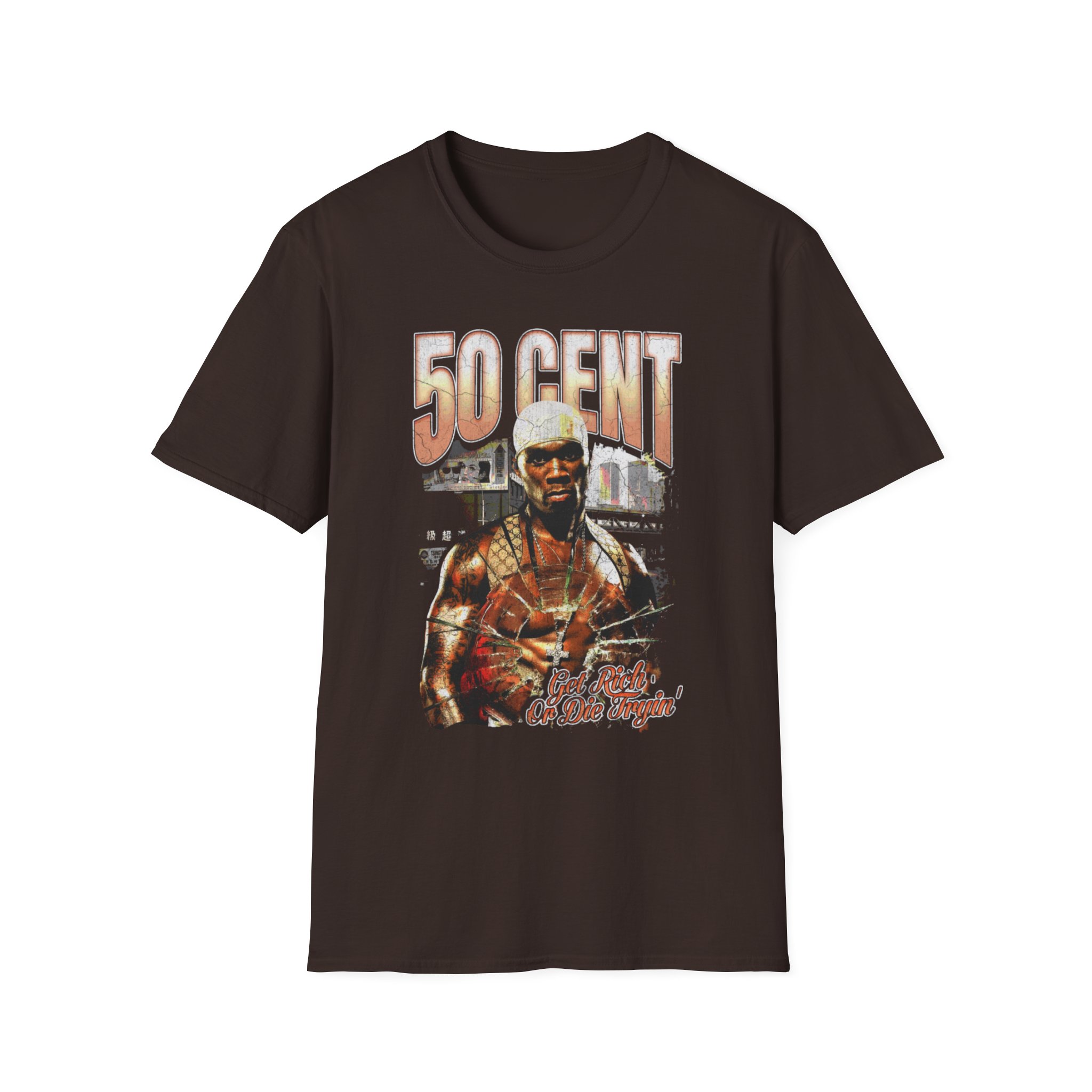 50 Cent Get Rich or Die Tryin Unisex Softstyle T-Shirt