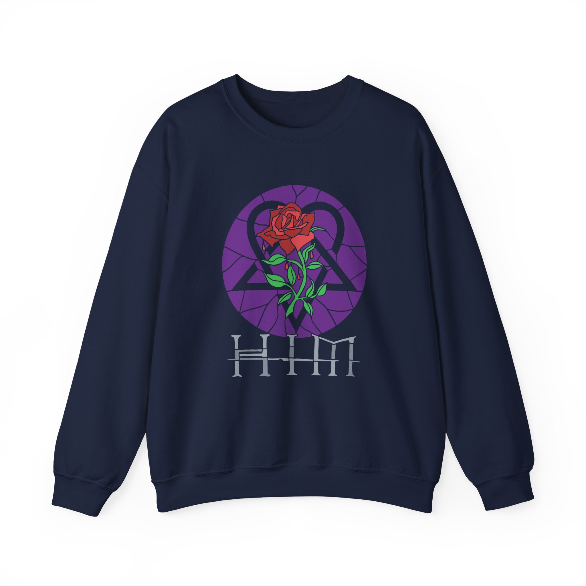 Him Stained Glass Unisex Heavy Blendâ„¢ Crewneck Sweatshirt
