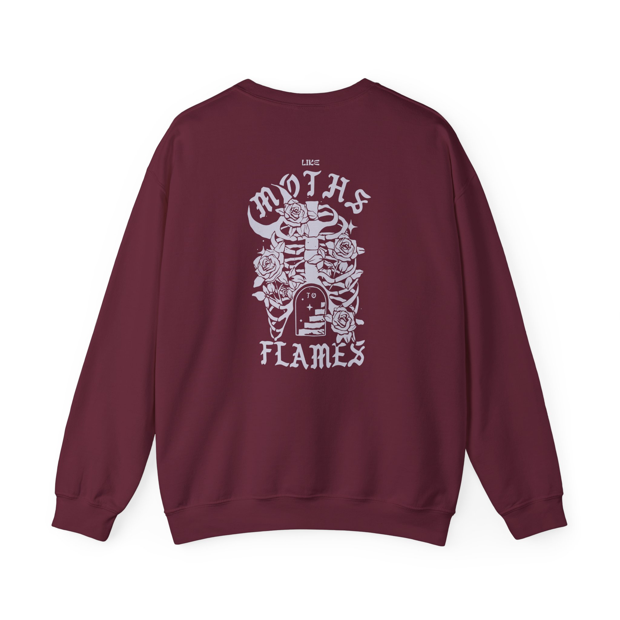 Like Moths to Flames Unisex Heavy Blendâ„¢ Crewneck Sweatshirt