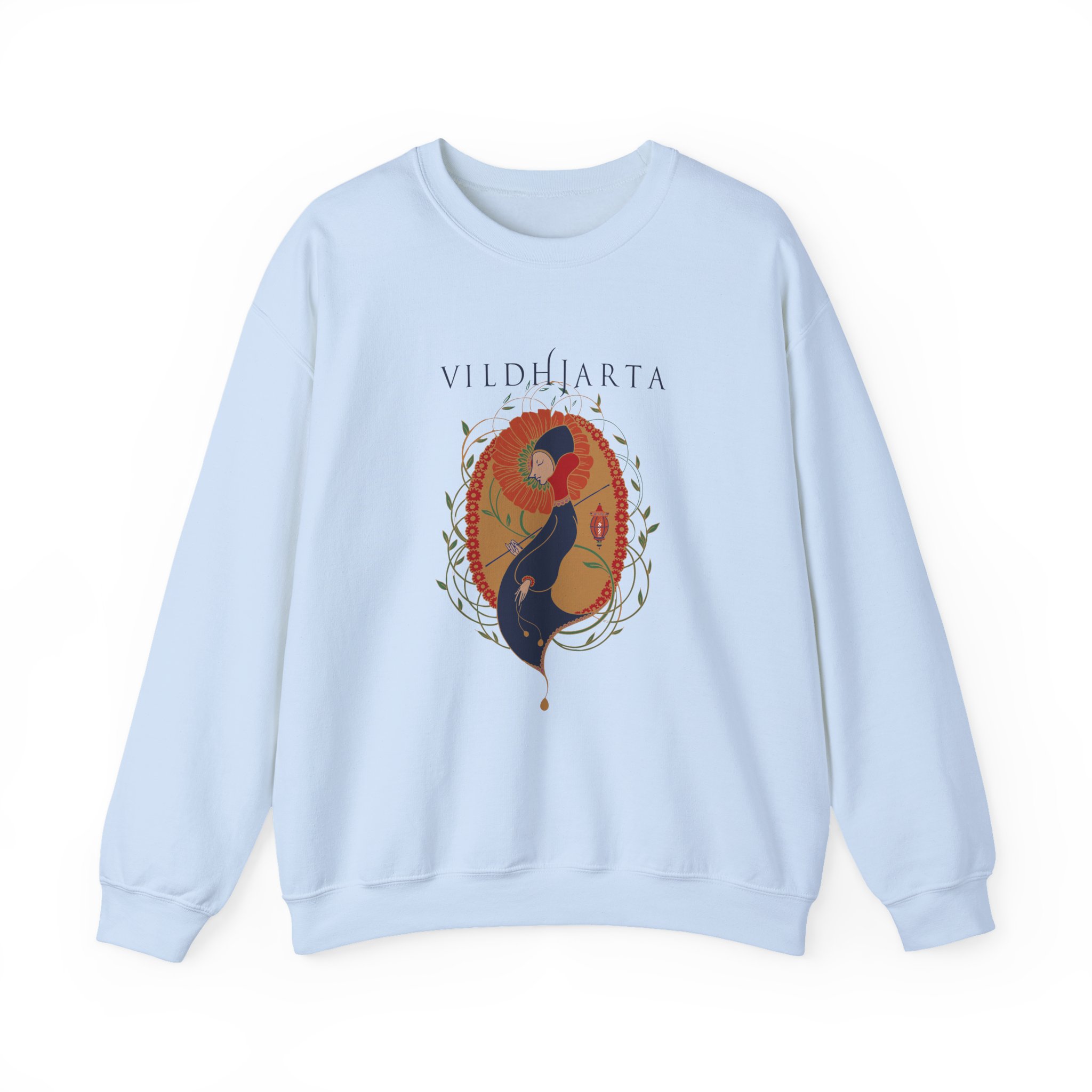 Vildhjarta Lantern Lady Unisex Heavy Blend Crewneck Sweatshirt