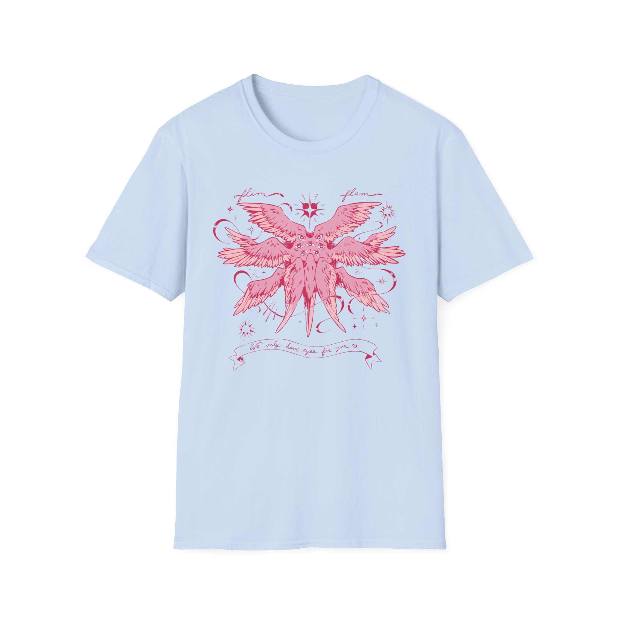 Flamingo Flim Flam Angel Unisex Softstyle T-Shirt