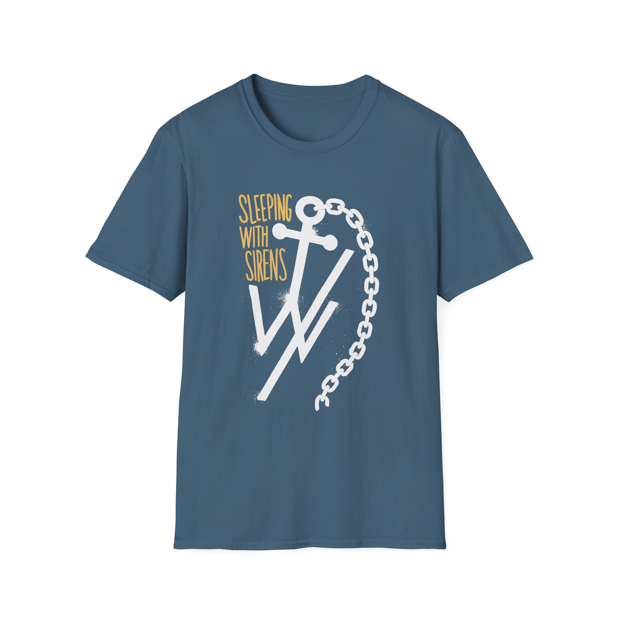 Sleeping With Sirens Anchor Chain Unisex Softstyle T-Shirt