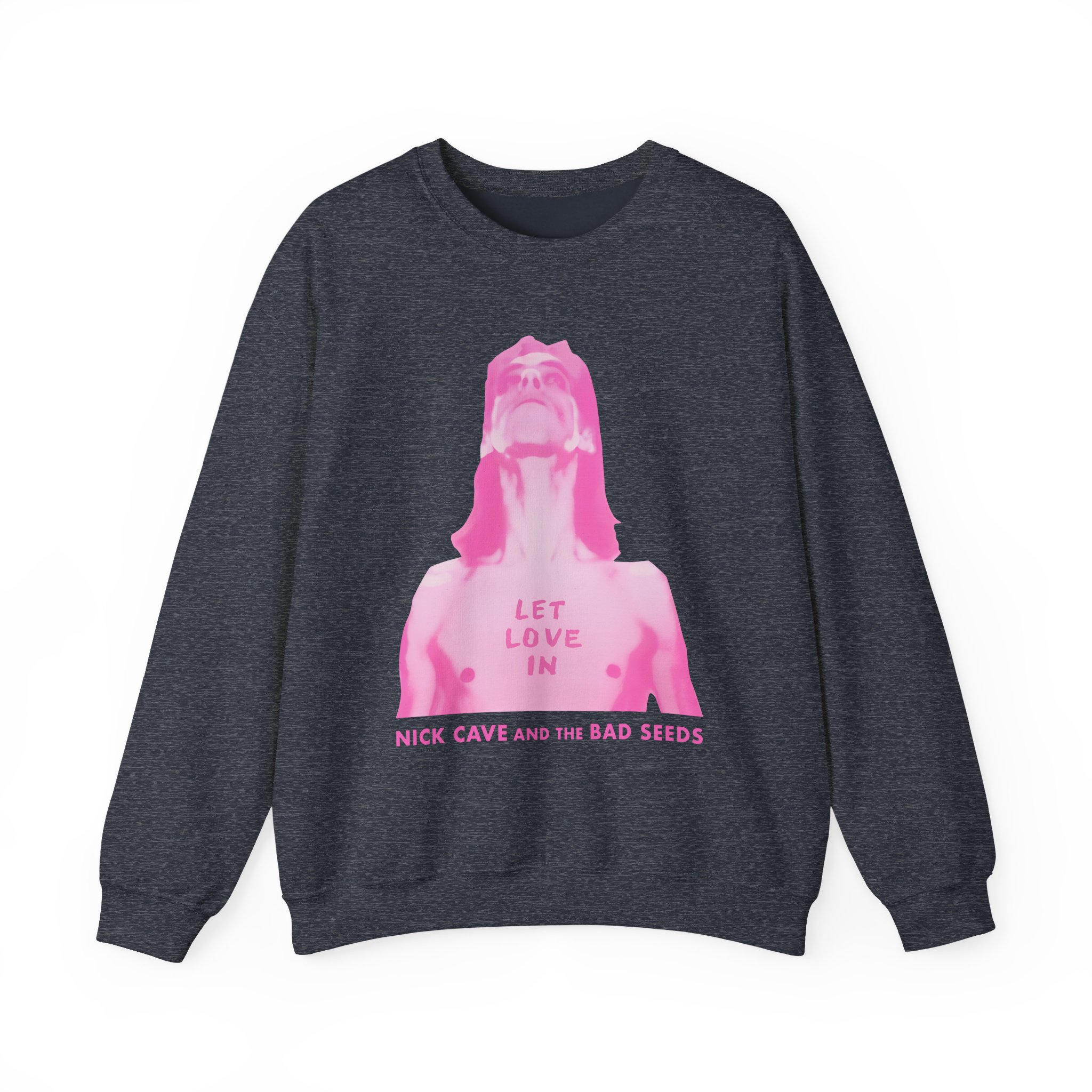Nick Cave Let Love in Unisex Heavy Blendâ„¢ Crewneck Sweatshirt