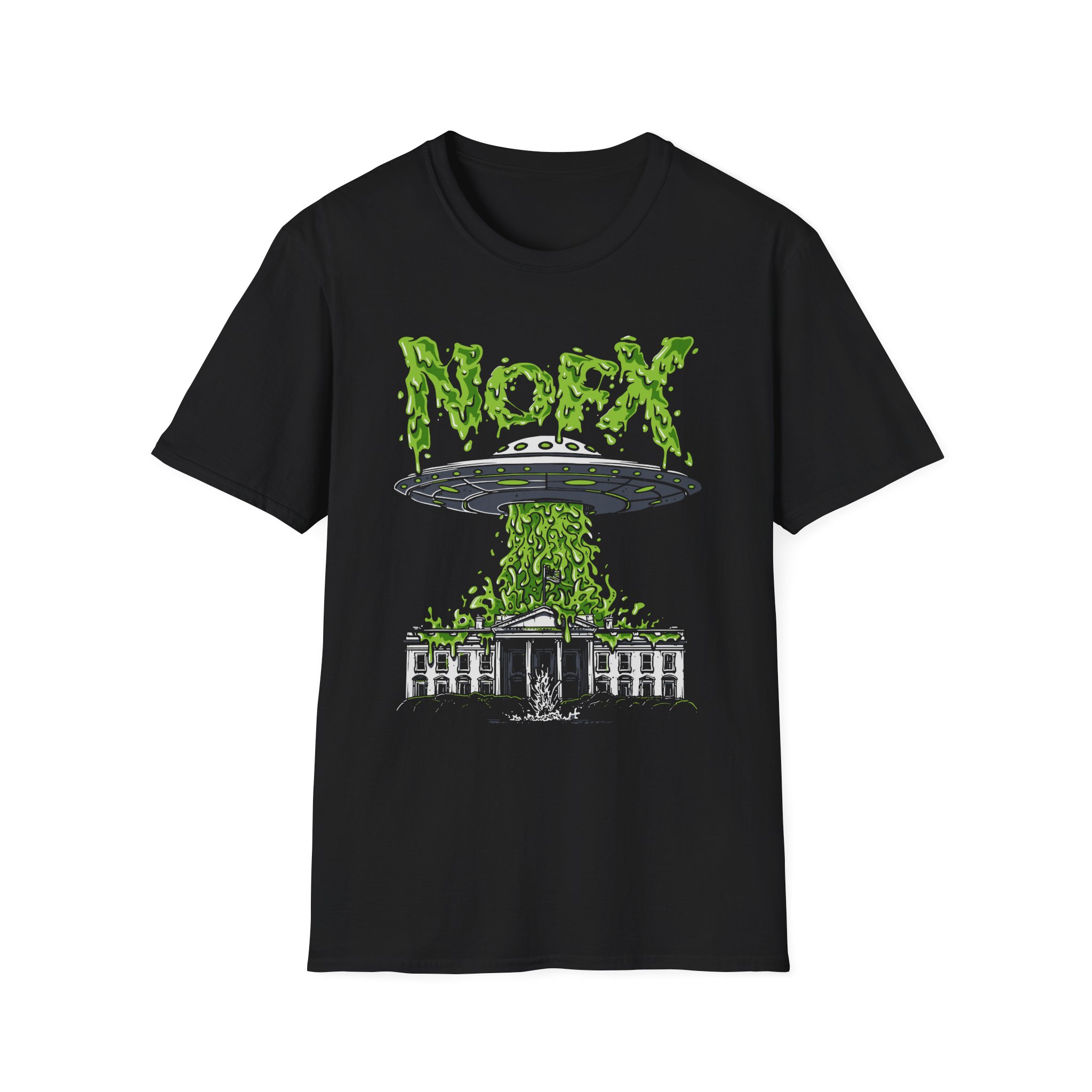 Nofx Ufo Unisex Softstyle T-Shirt