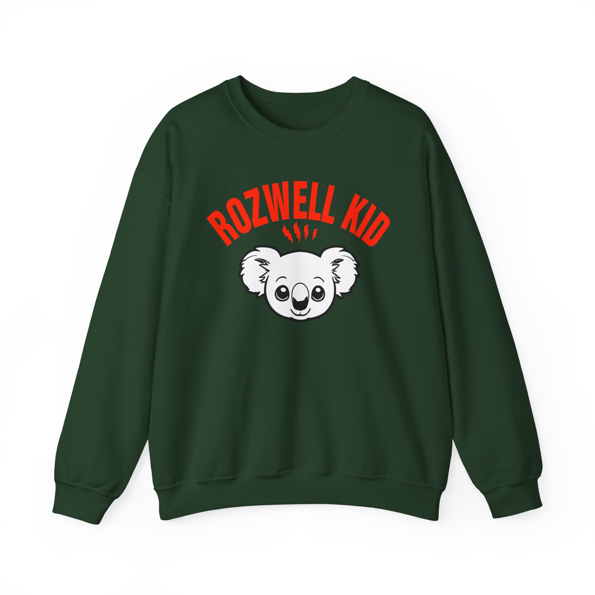 Rozwell Kid Koala Unisex Heavy Blendâ„¢ Crewneck Sweatshirt